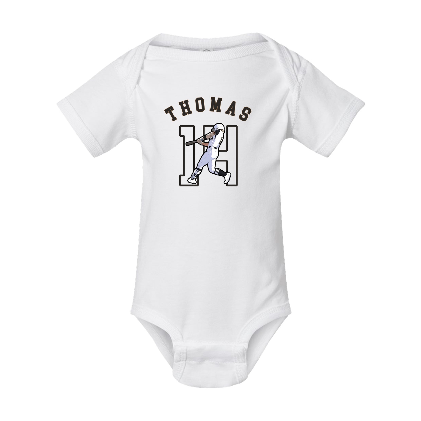 Baby Onesie — Shirsey Arch in White