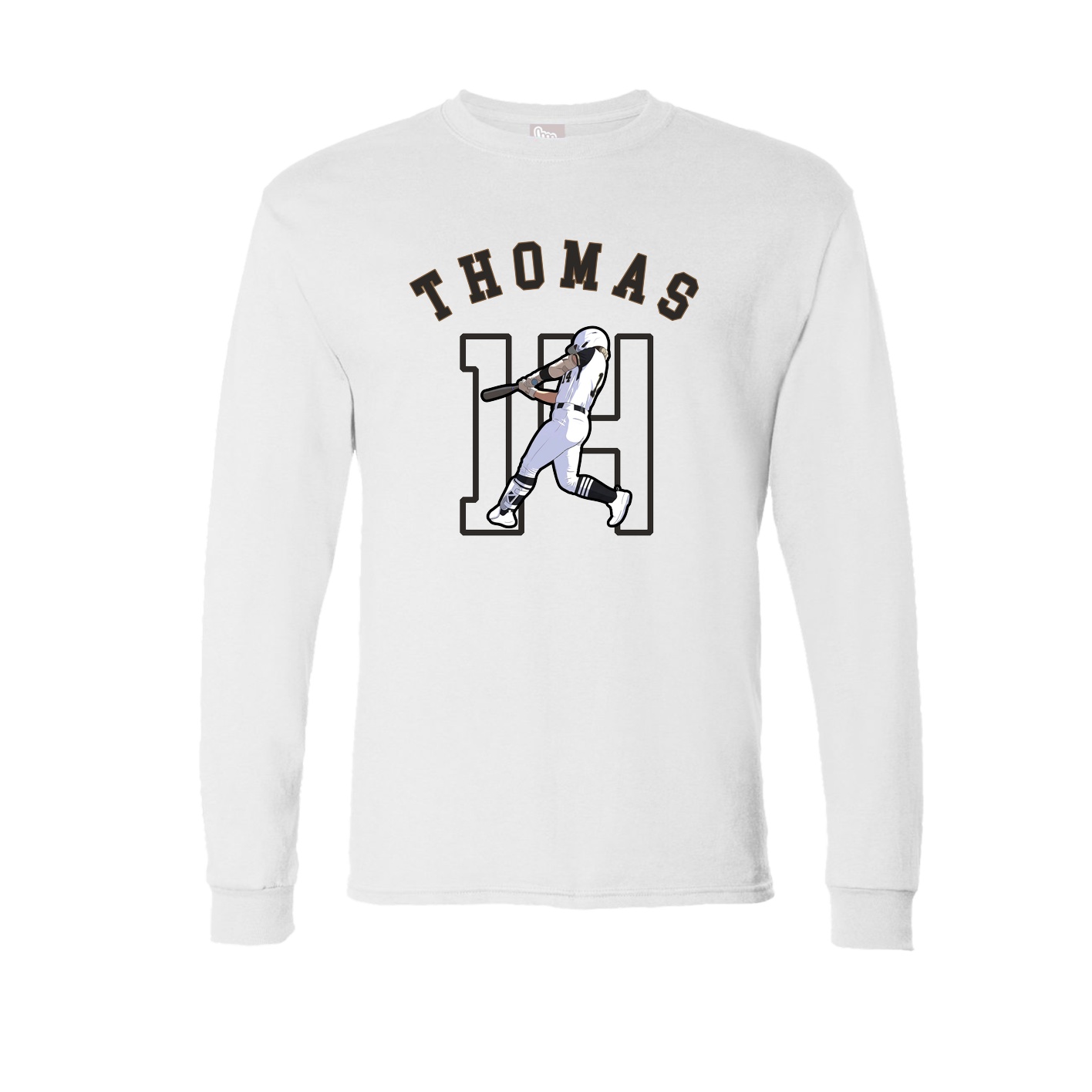 Long Sleeve Tee — Shirsey Arch in White