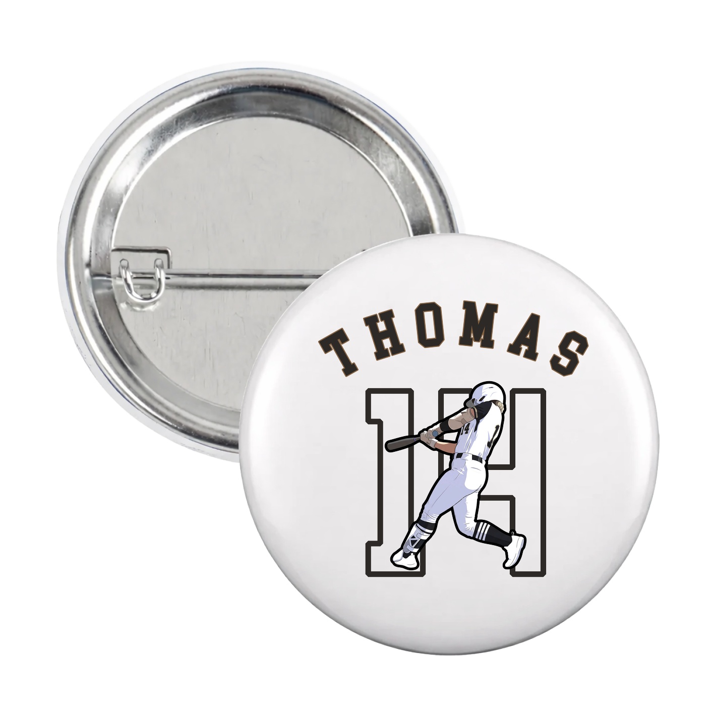 Game Day Button — Shirsey Arch in White
