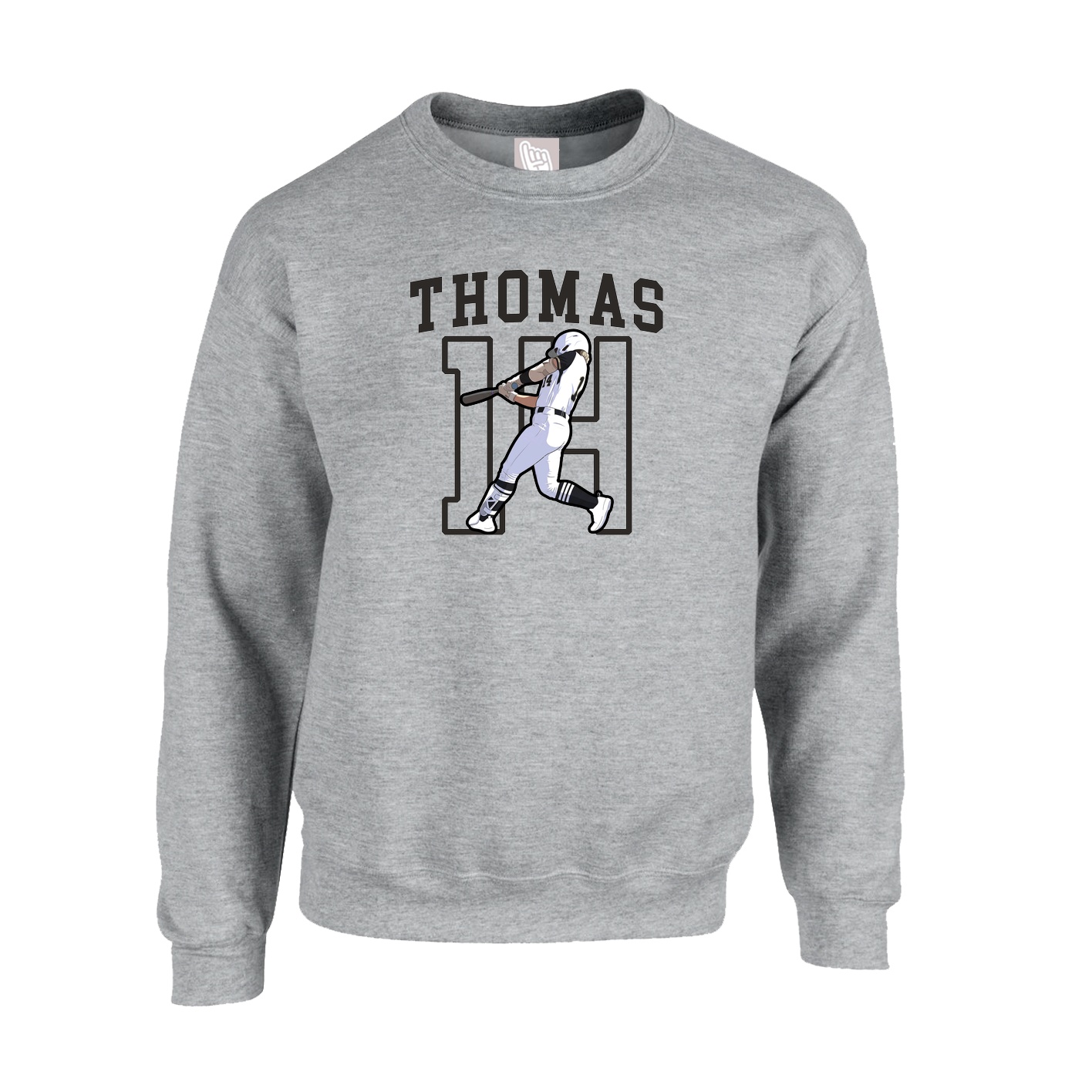 Fleece Crew — Shirsey in Grey