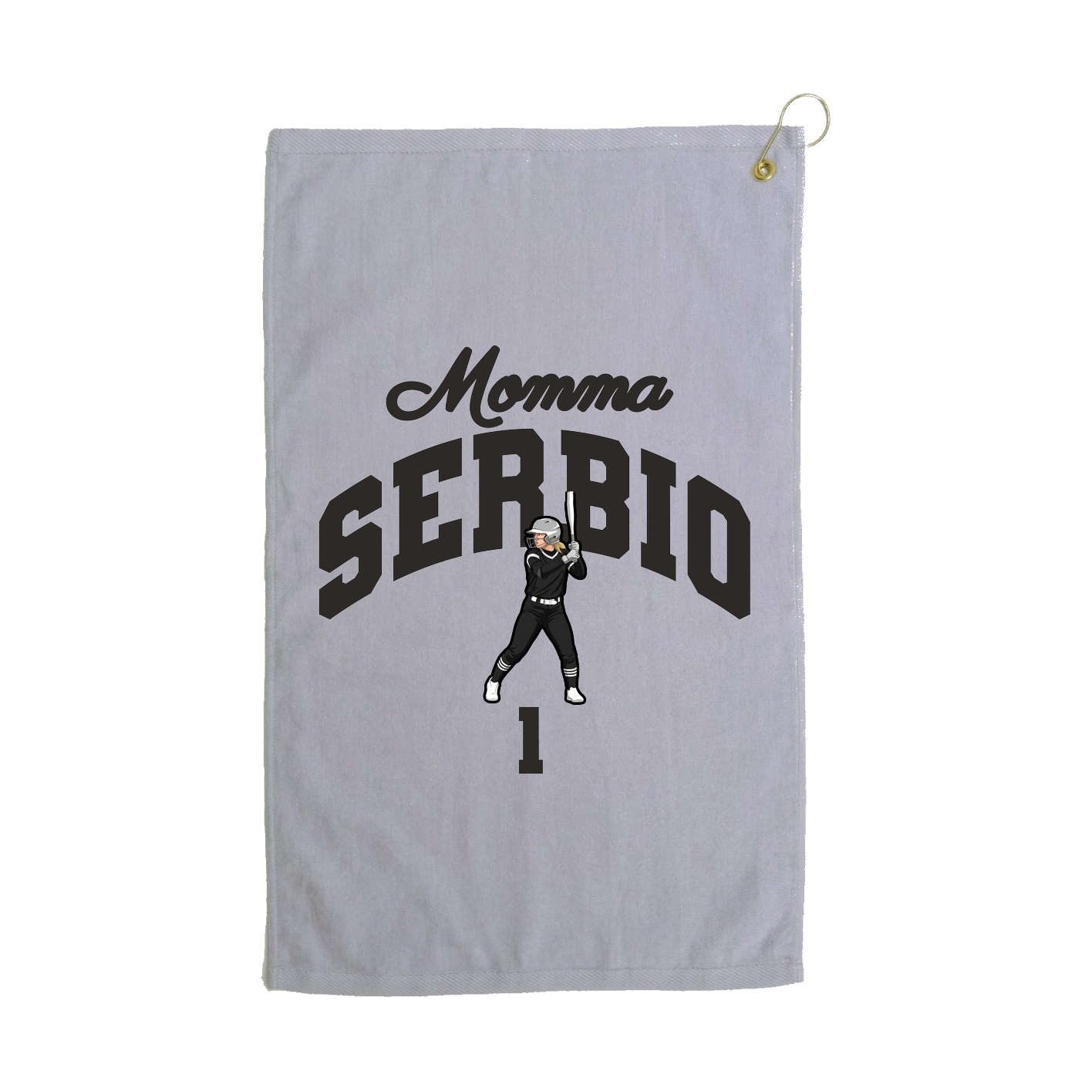 Golf Towel — Mothers Day Arch in Grey