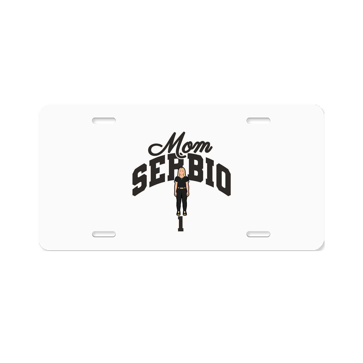 License Plate — Mothers Day Arch in Classic
