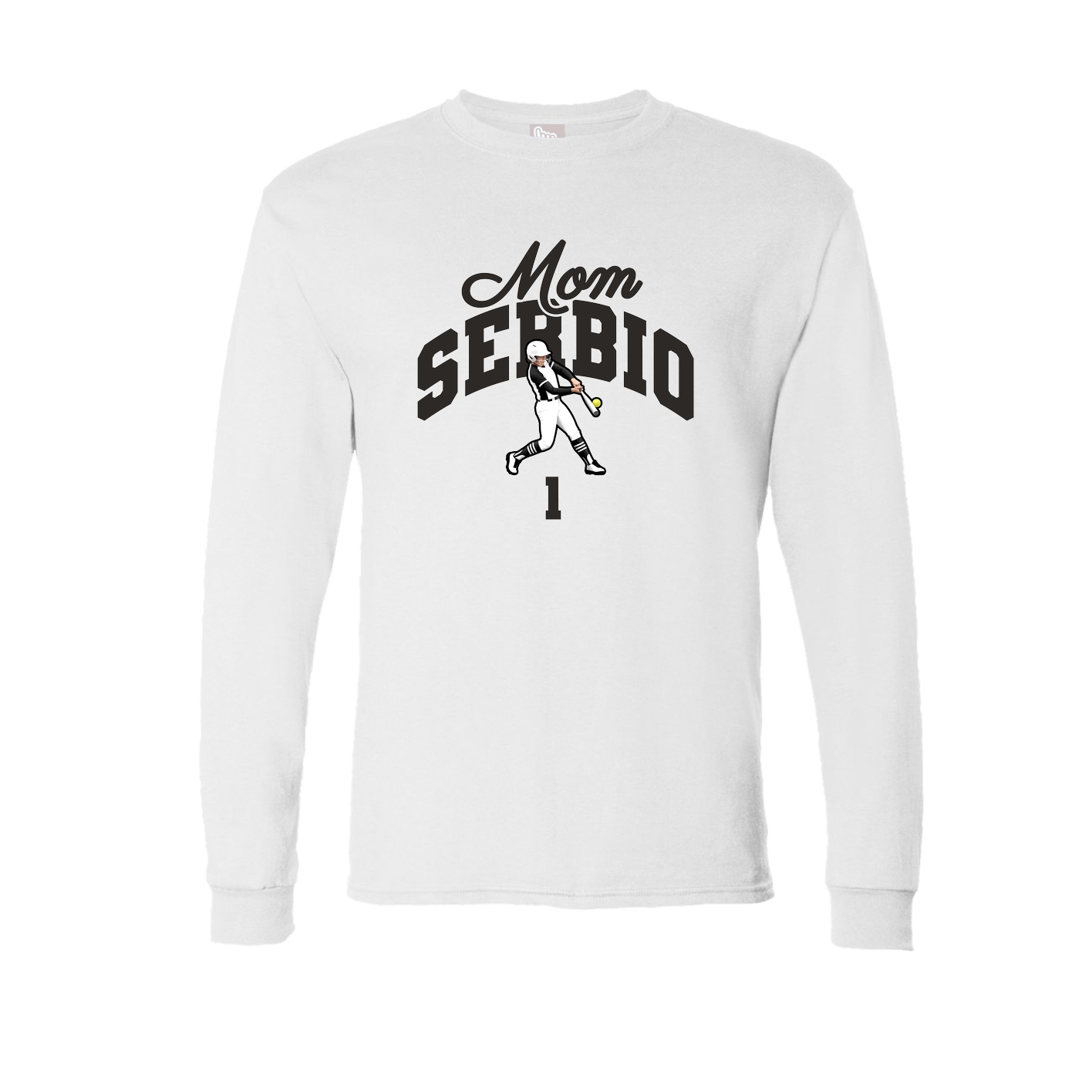 Long Sleeve Tee — Mothers Day Arch in White