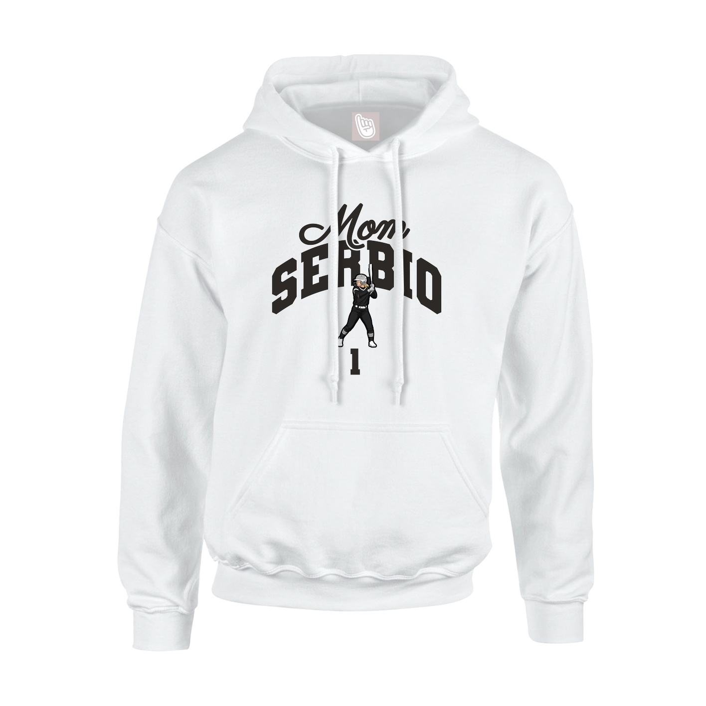 Hoodie — Mothers Day Arch in White