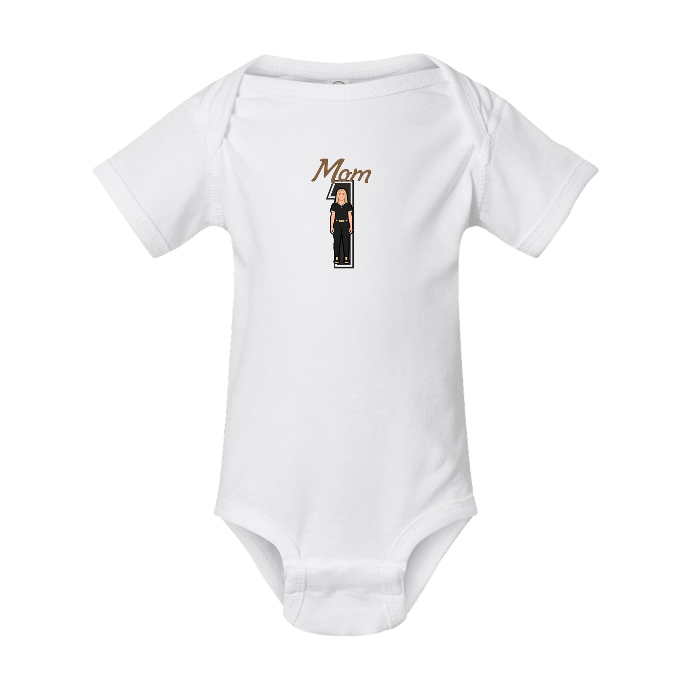 Baby Onesie — Mothers Day Shirsey in White