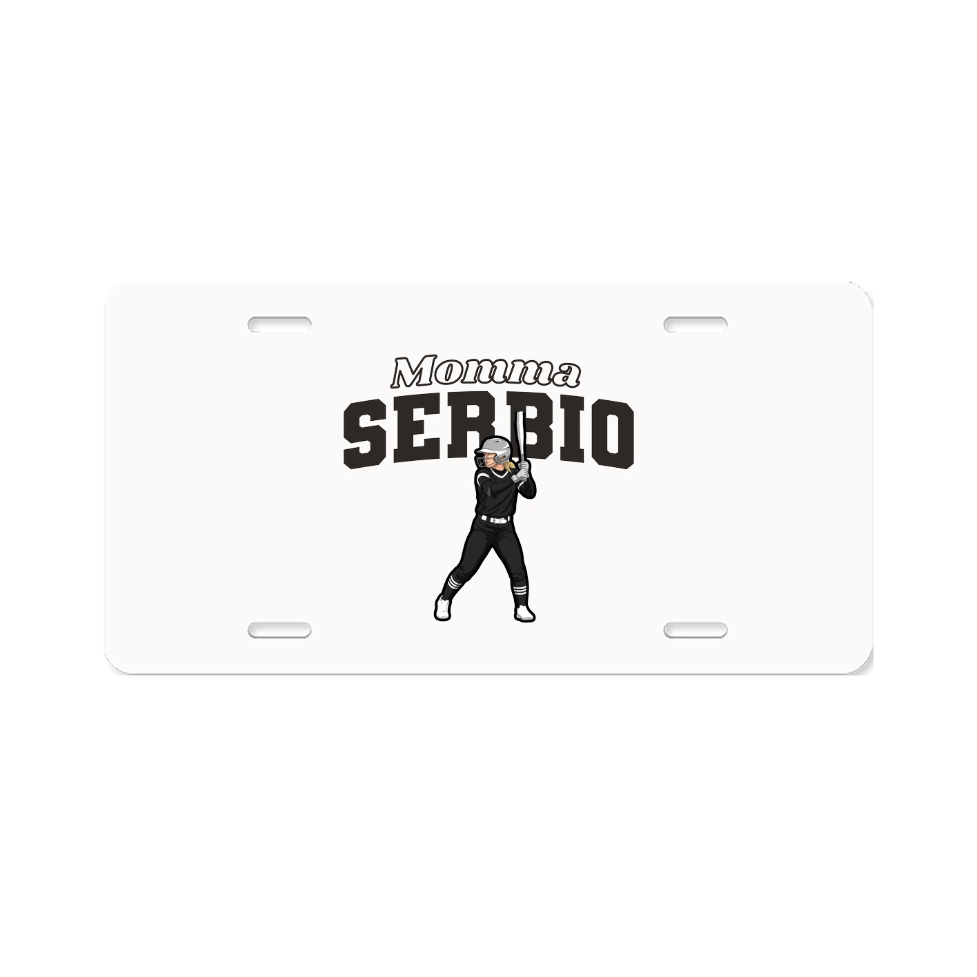 License Plate — Mothers Day Block in Classic