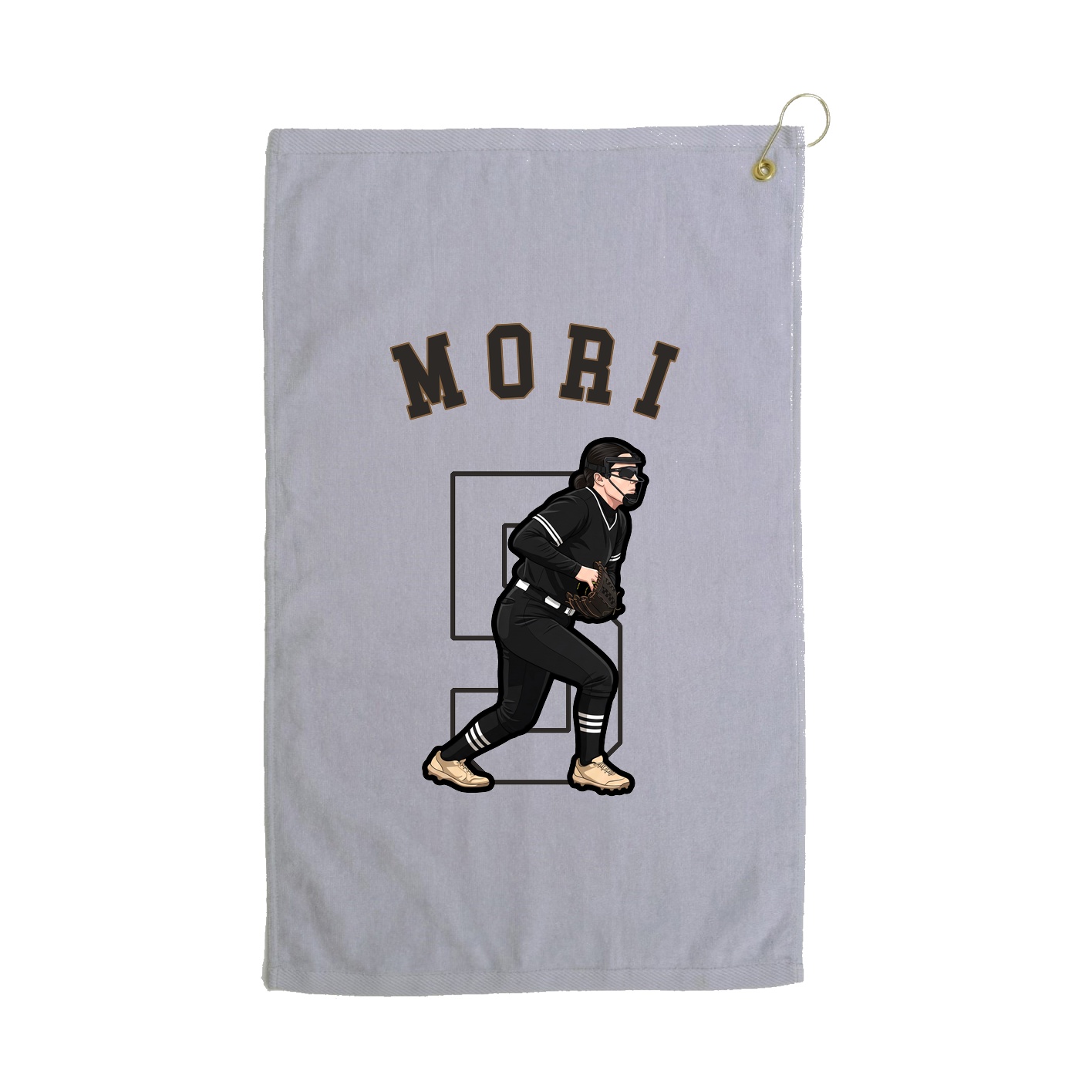 Golf Towel — Shirsey Arch in Grey