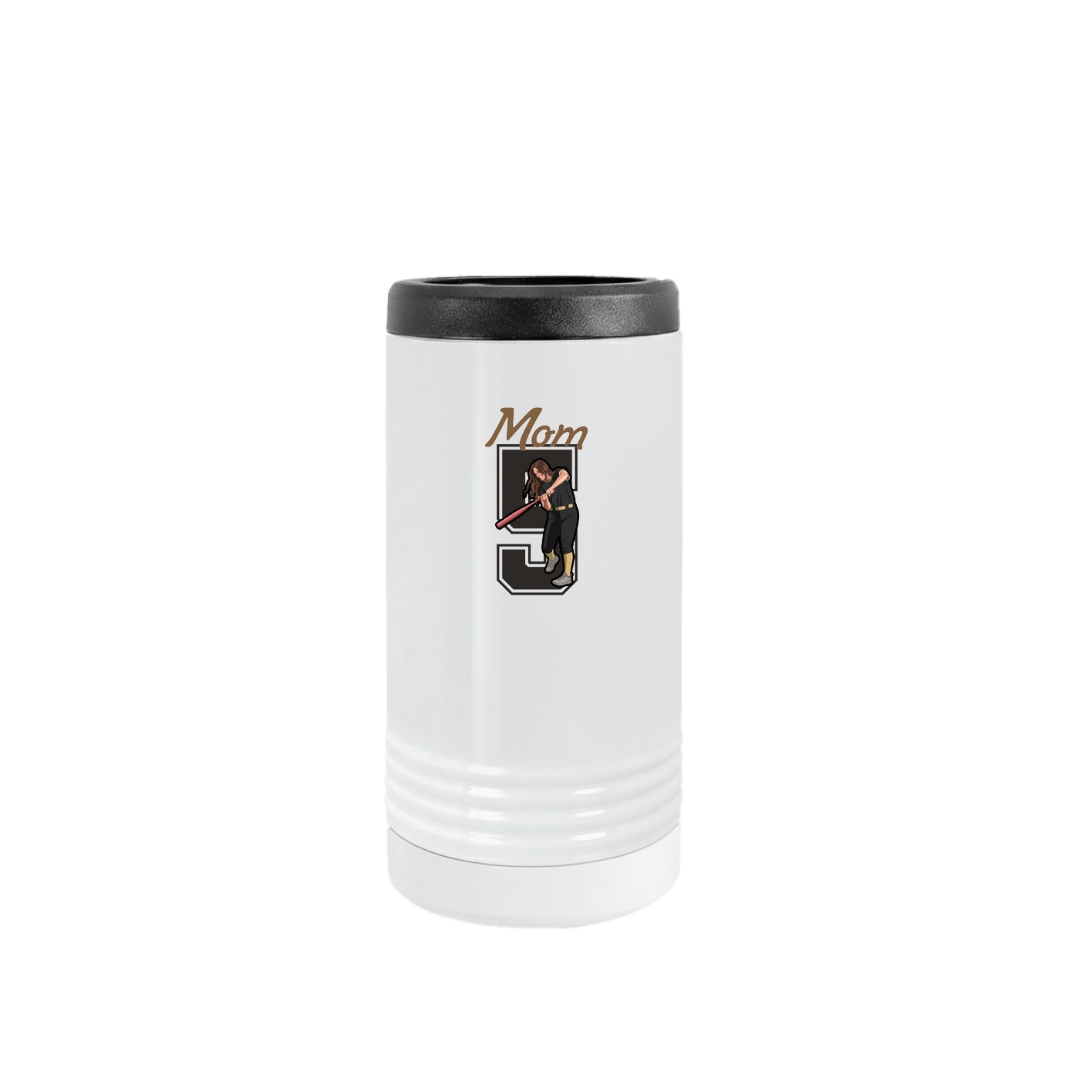 Slim Beverage Holder — Mothers Day Shirsey in White