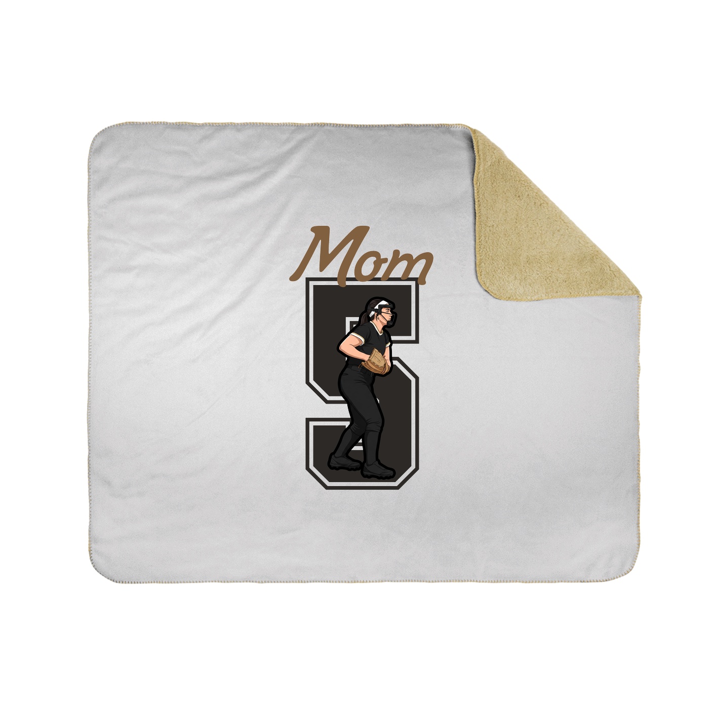 Throw Blanket — Mothers Day Shirsey in White