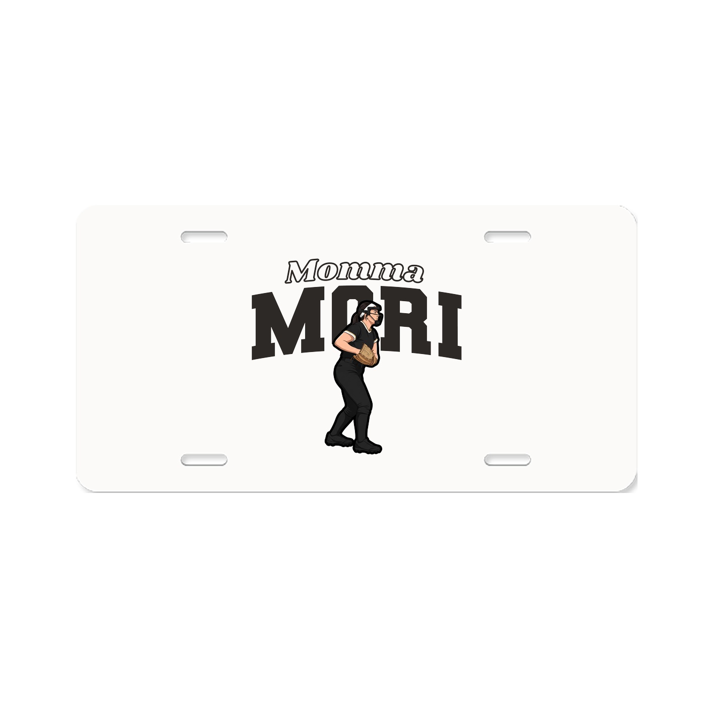 License Plate — Mothers Day Block in Classic