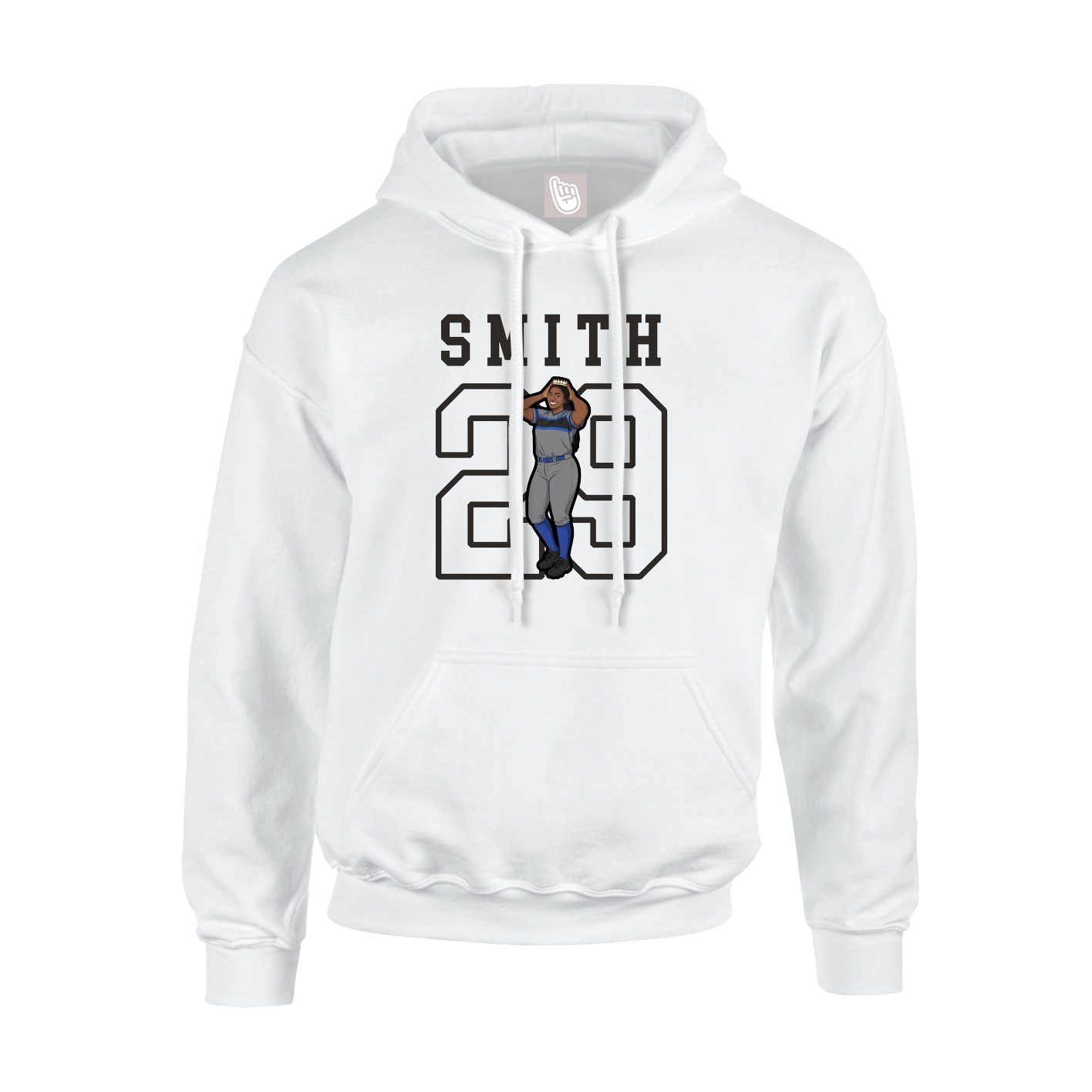 Hoodie — Shirsey in White