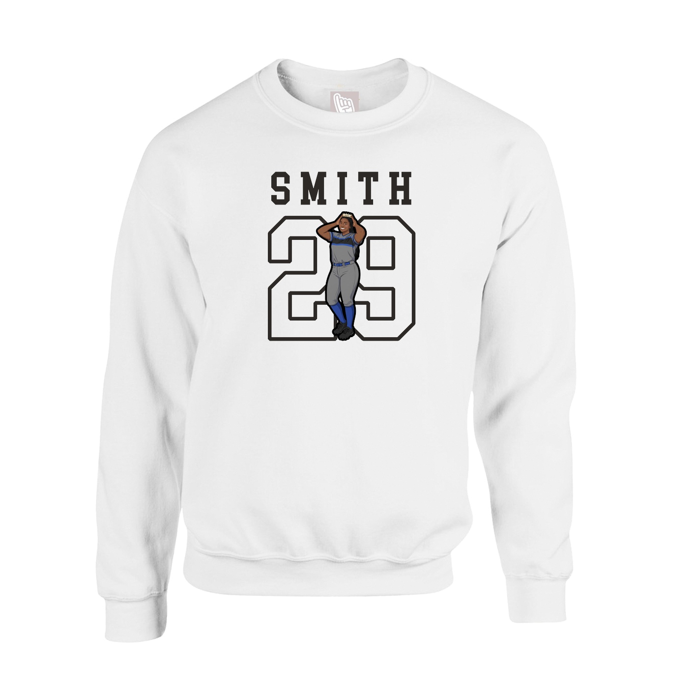 Fleece Crew — Shirsey in White