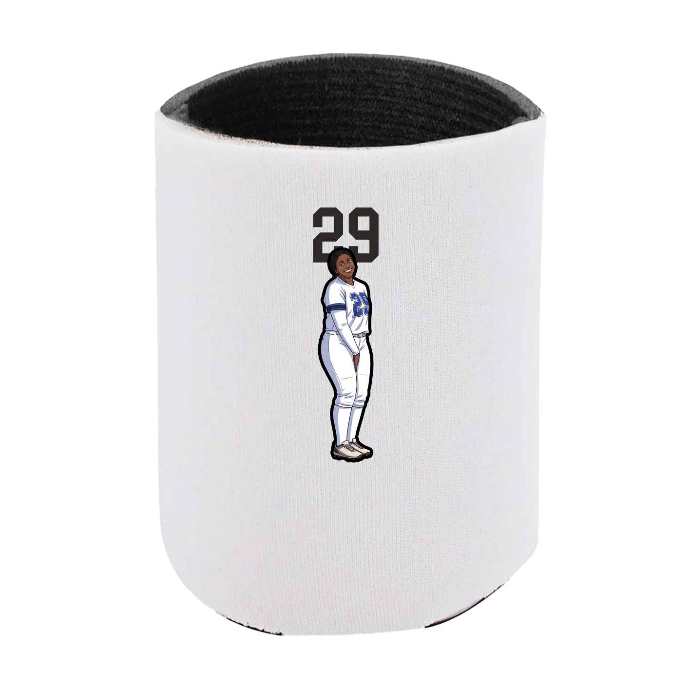 Can Holder — Number Top in White