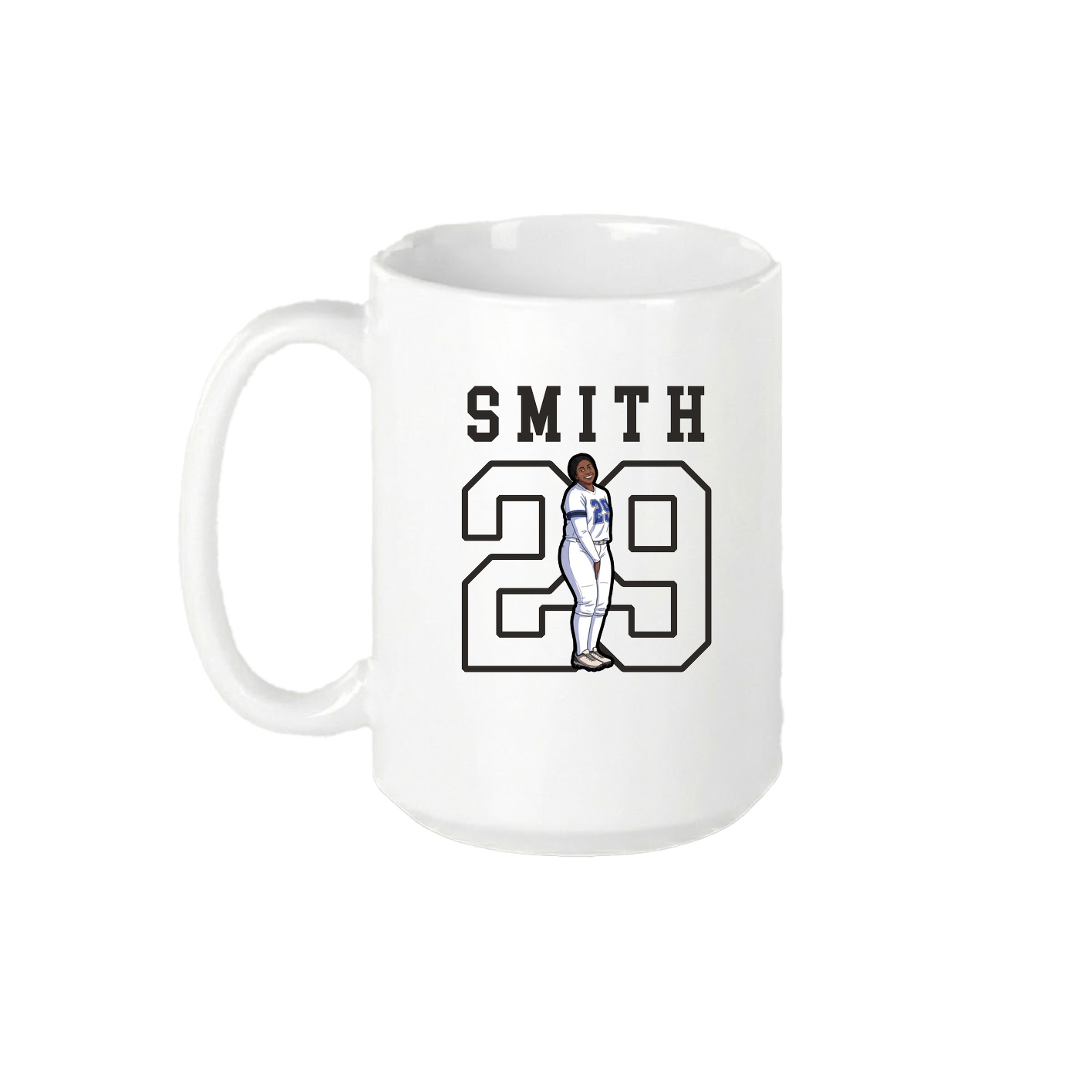 15oz Coffee Mug — Shirsey in White
