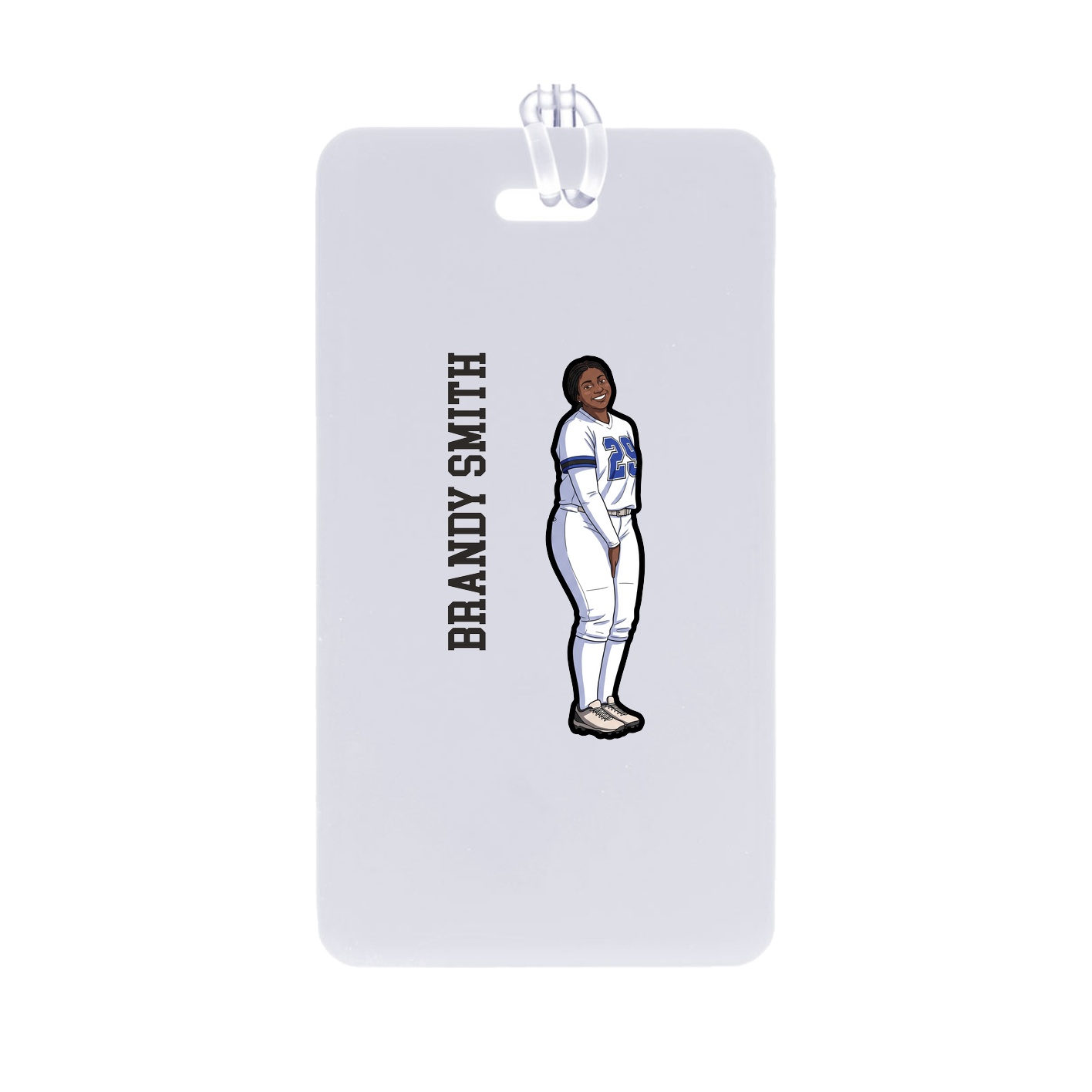 Bag Tag — Name Vertical in Classic
