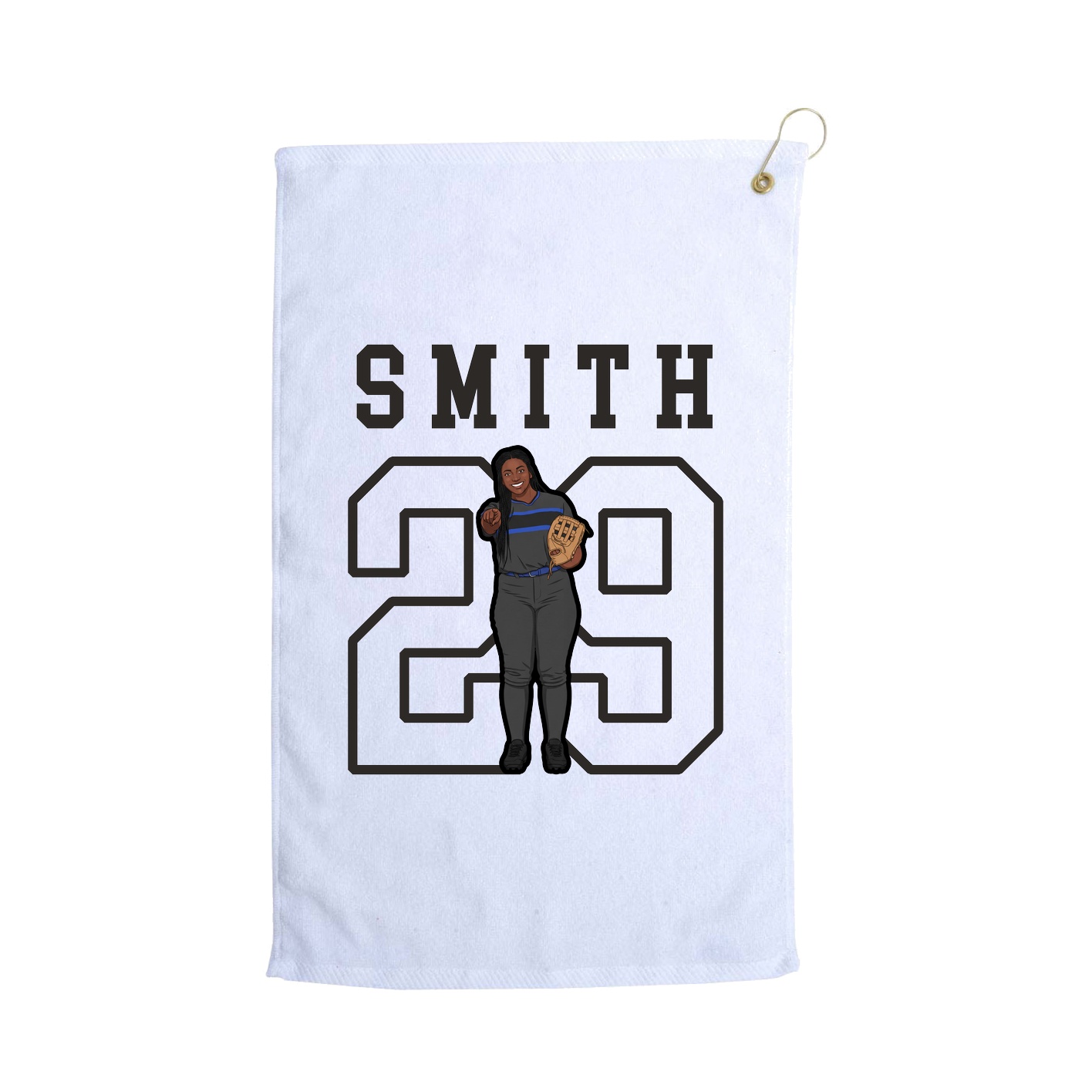 Golf Towel — Shirsey in White