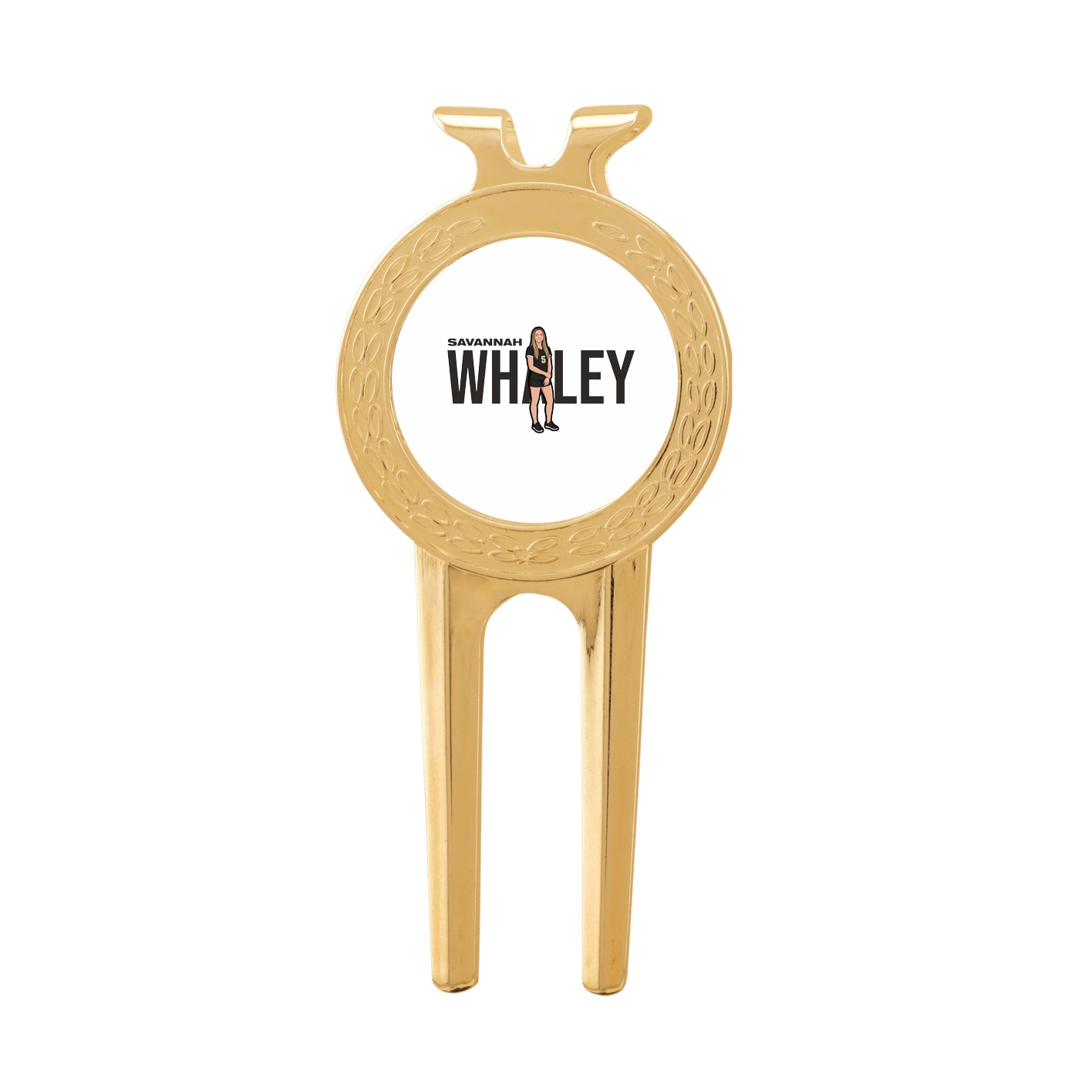 Divot Tool with Ball Marker — Player Name in Classic