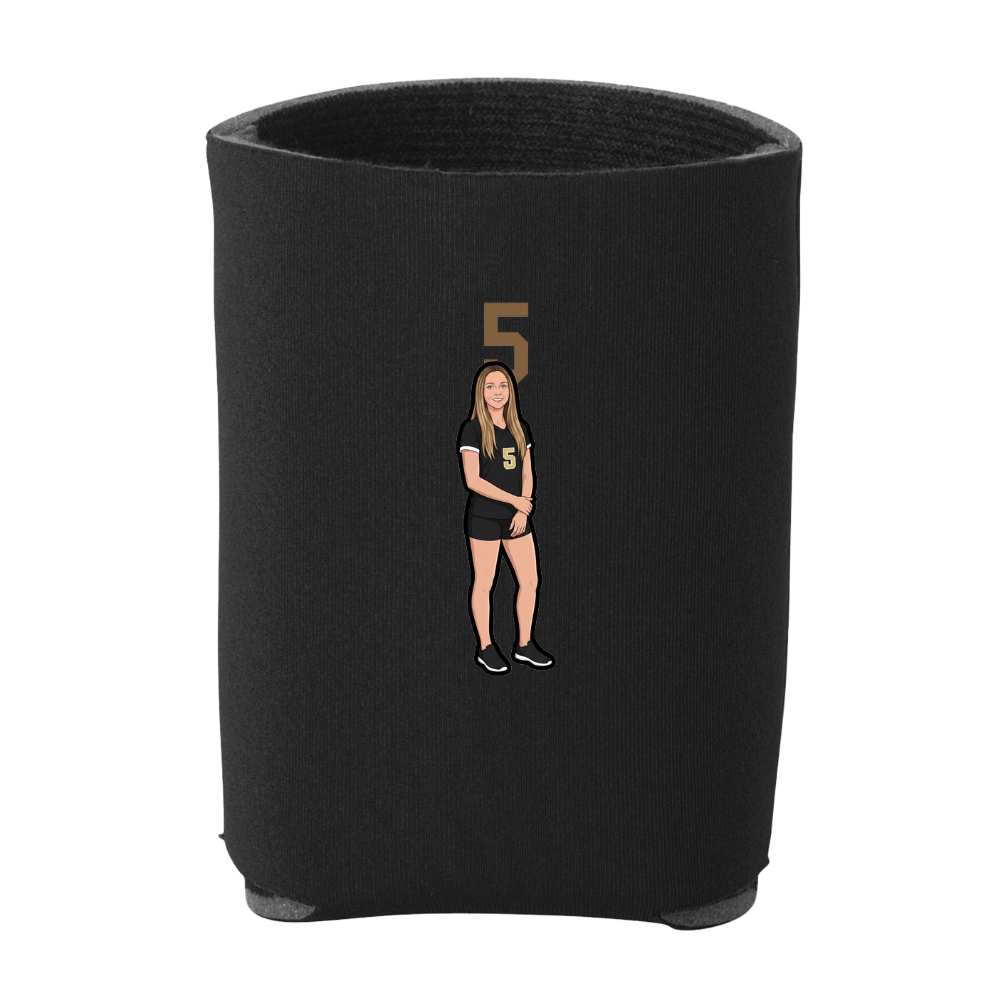 Can Holder — Number Top in Black
