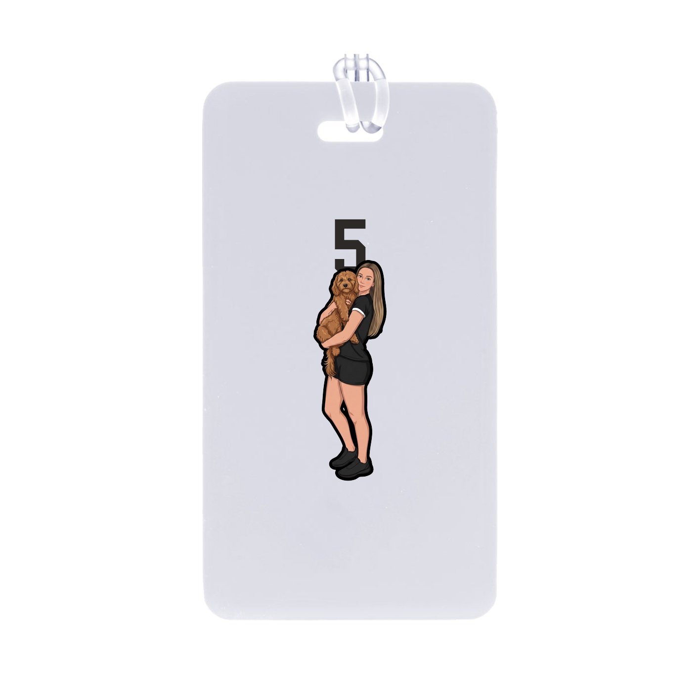 Bag Tag — Number Top in Classic