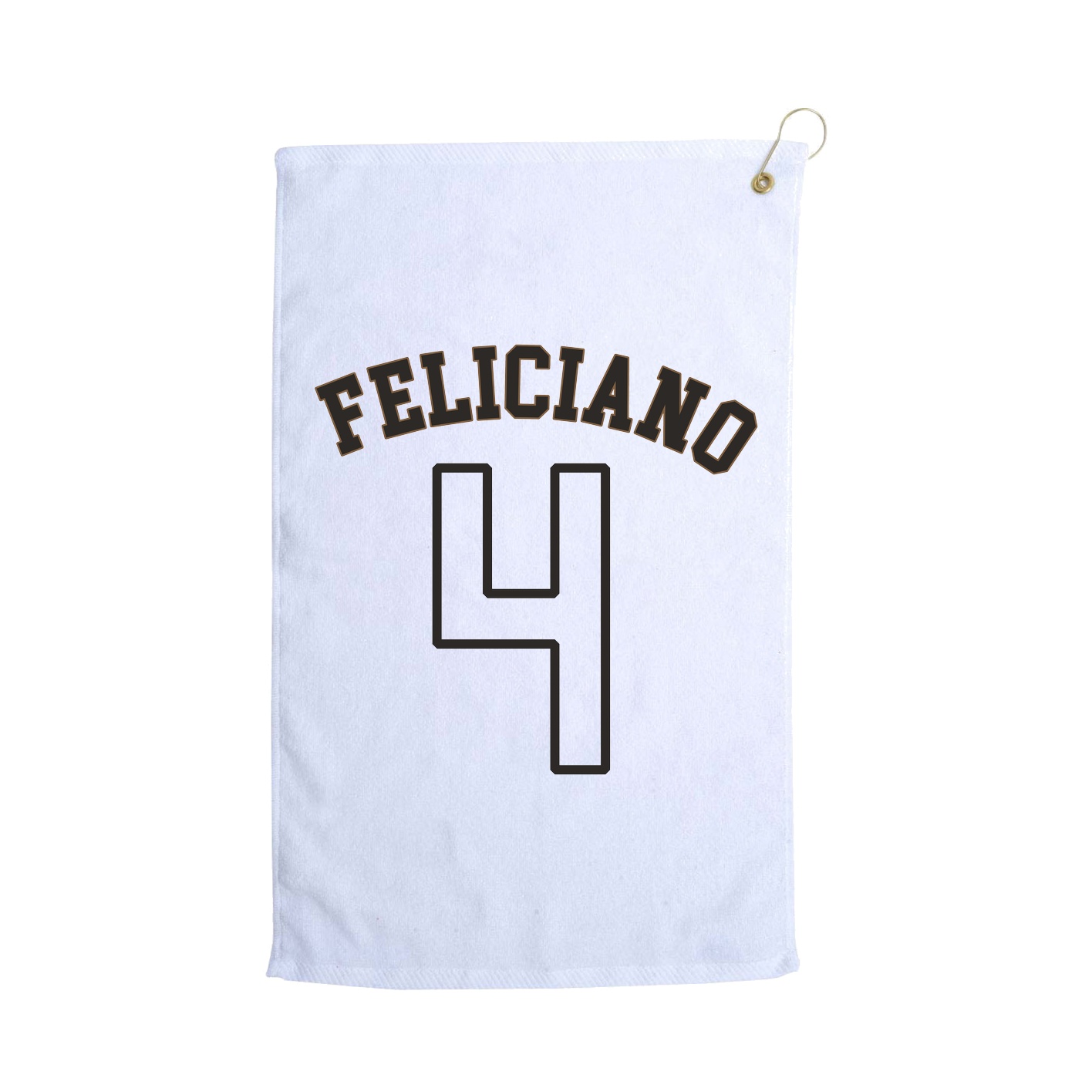 Golf Towel — Shirsey Arch in White