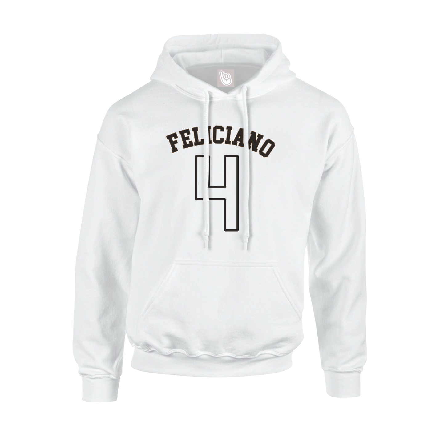 Youth Hoodie — Shirsey Arch in White