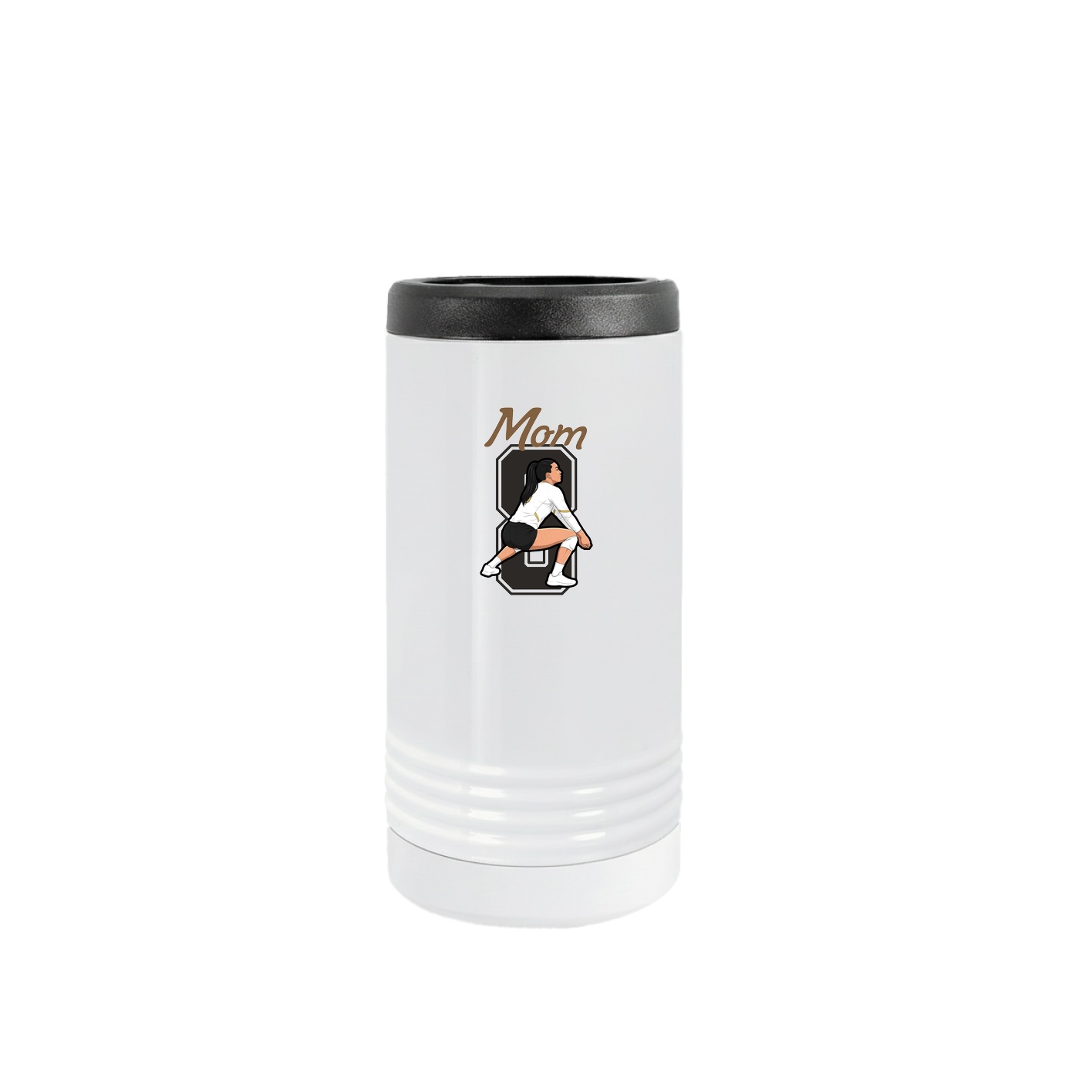 Slim Beverage Holder — Mothers Day Shirsey in White