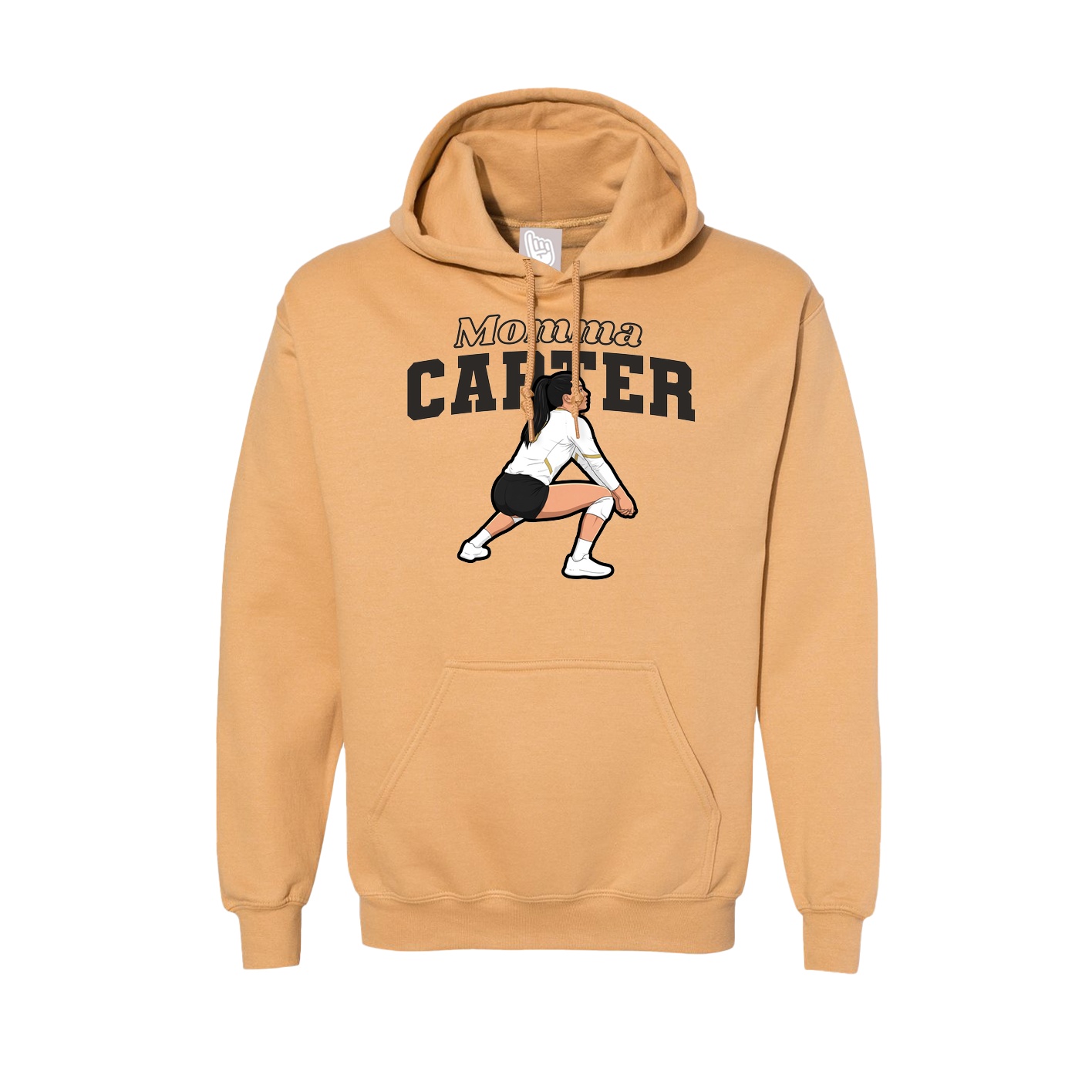 Hoodie — Mothers Day Block in Vegas Gold
