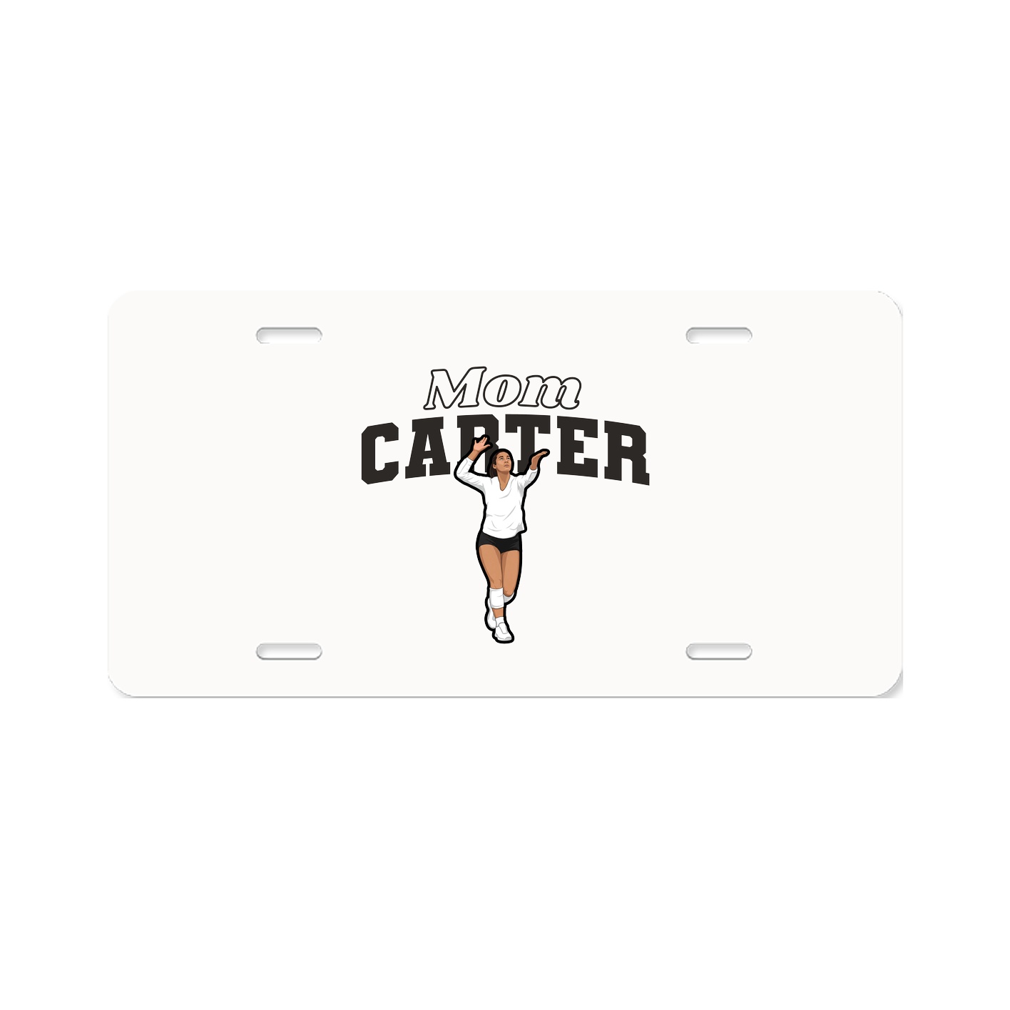 License Plate — Mothers Day Block in Classic