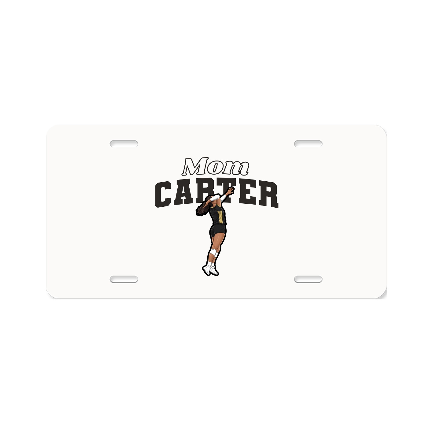 License Plate — Mothers Day Block in Classic