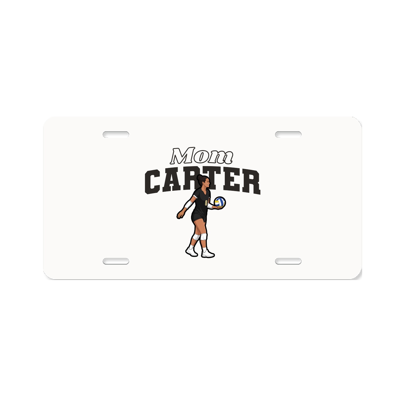 License Plate — Mothers Day Block in Classic