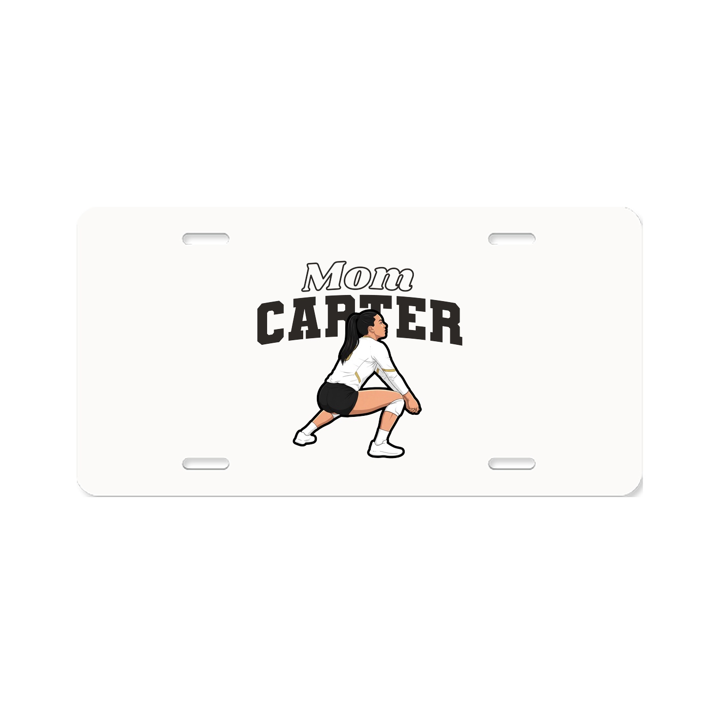 License Plate — Mothers Day Block in Classic