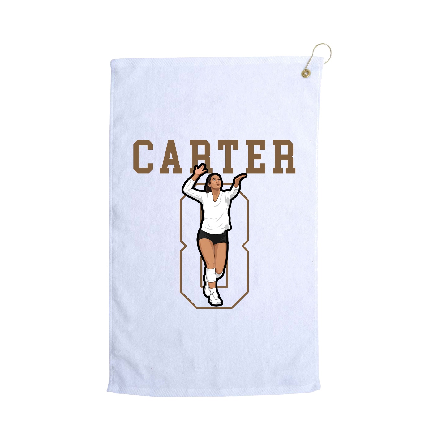 Golf Towel — Shirsey in White