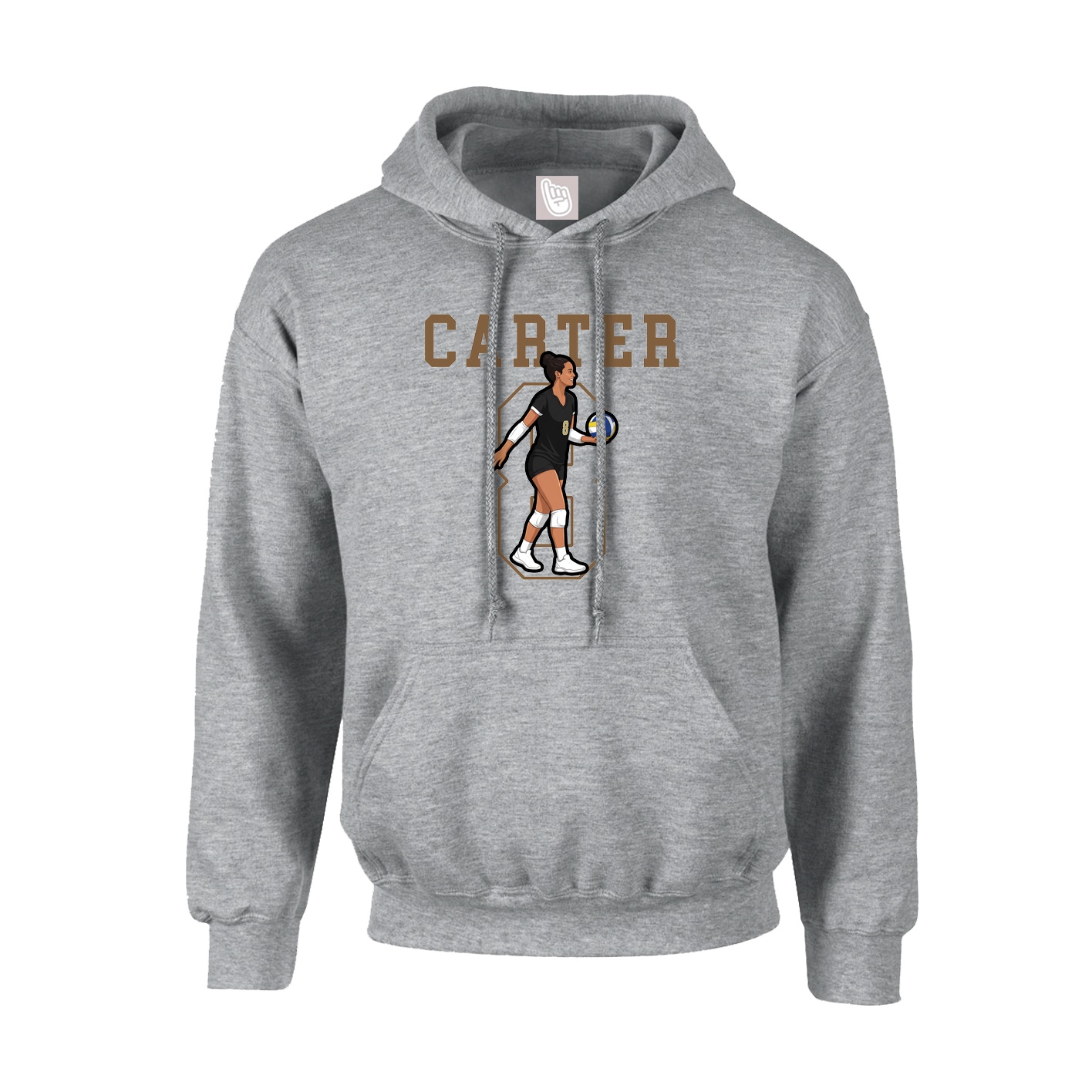 Hoodie — Shirsey in Grey