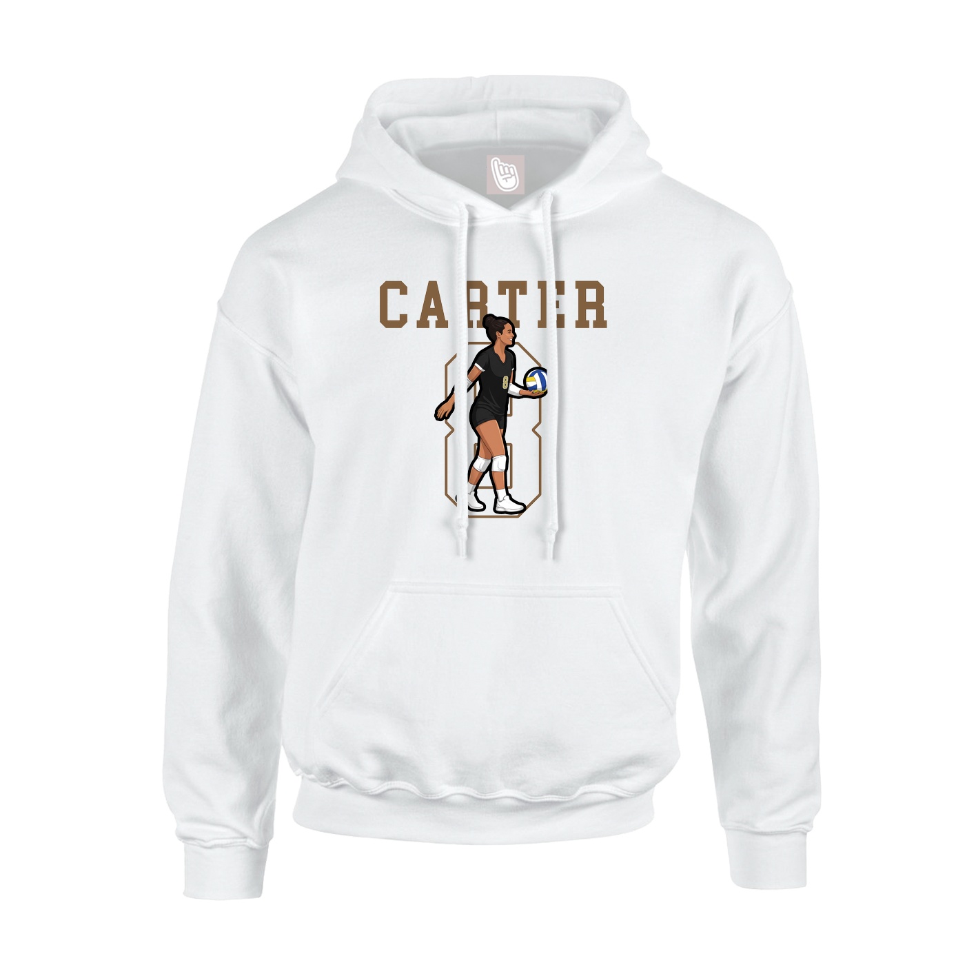 Youth Hoodie — Shirsey in White