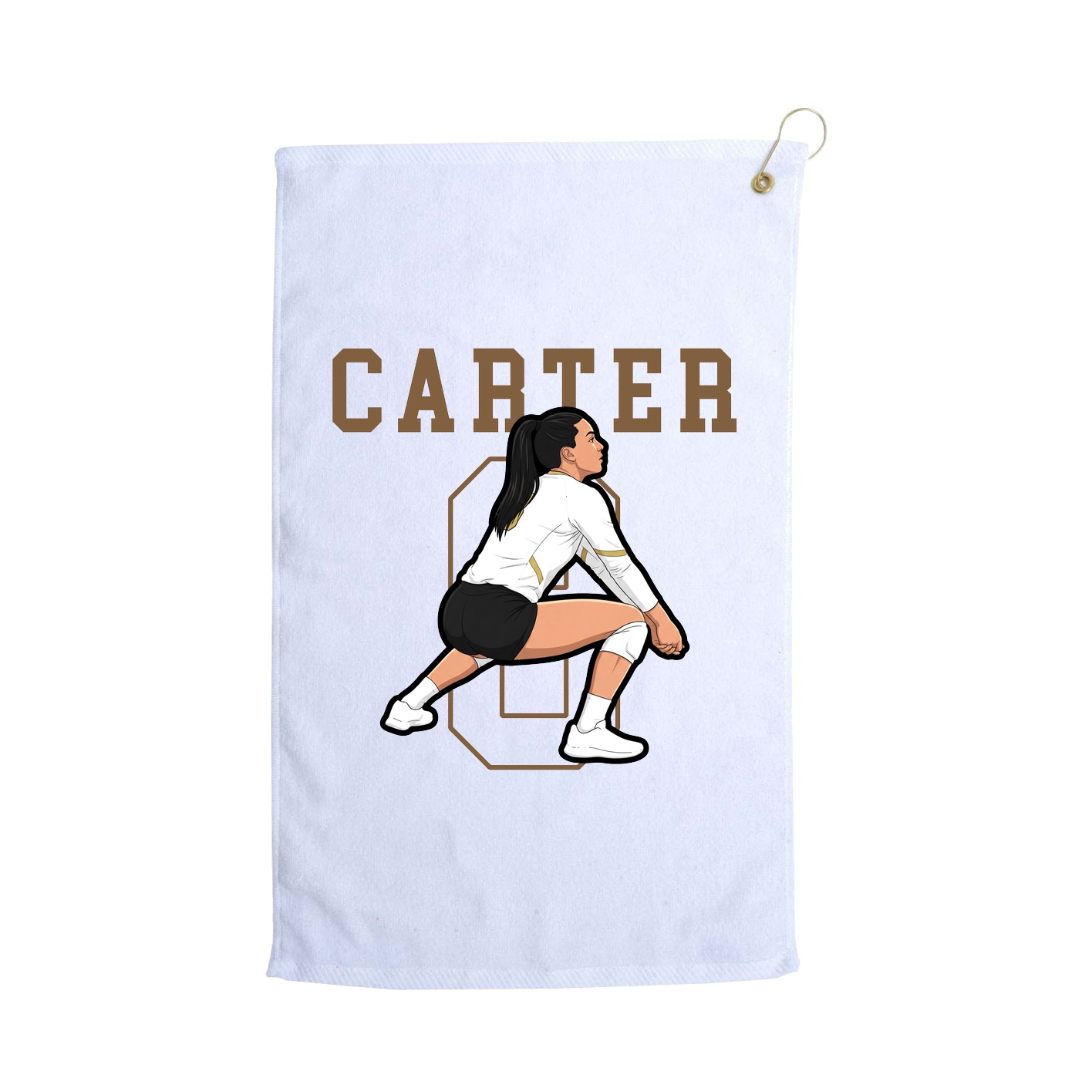 Golf Towel — Shirsey in White