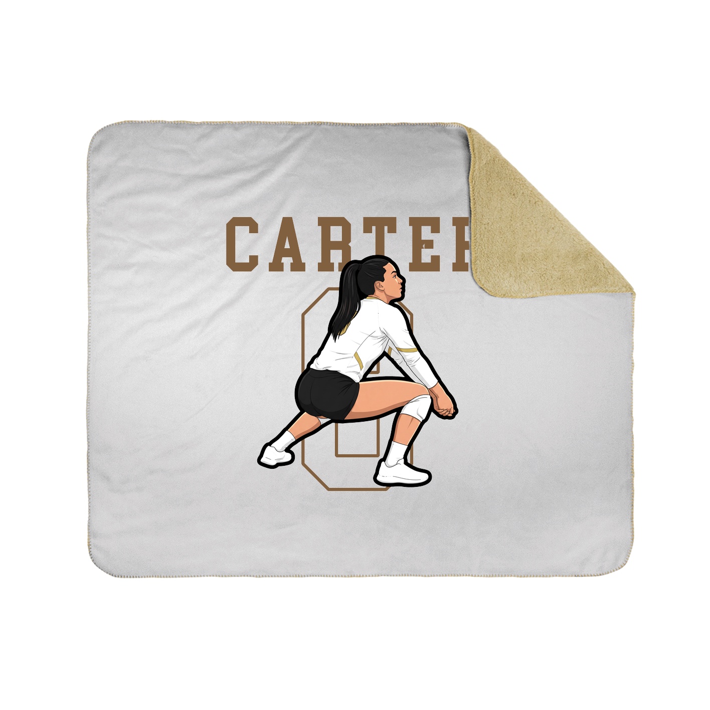 Throw Blanket — Shirsey in White