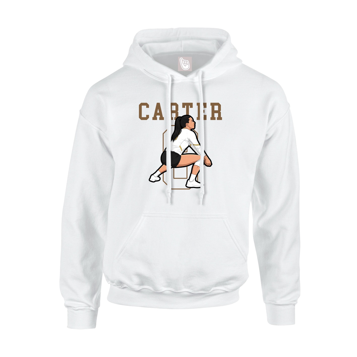 Youth Hoodie — Shirsey in White