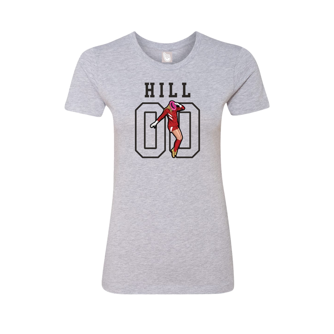 Fitted Women's Tee — Shirsey in Grey