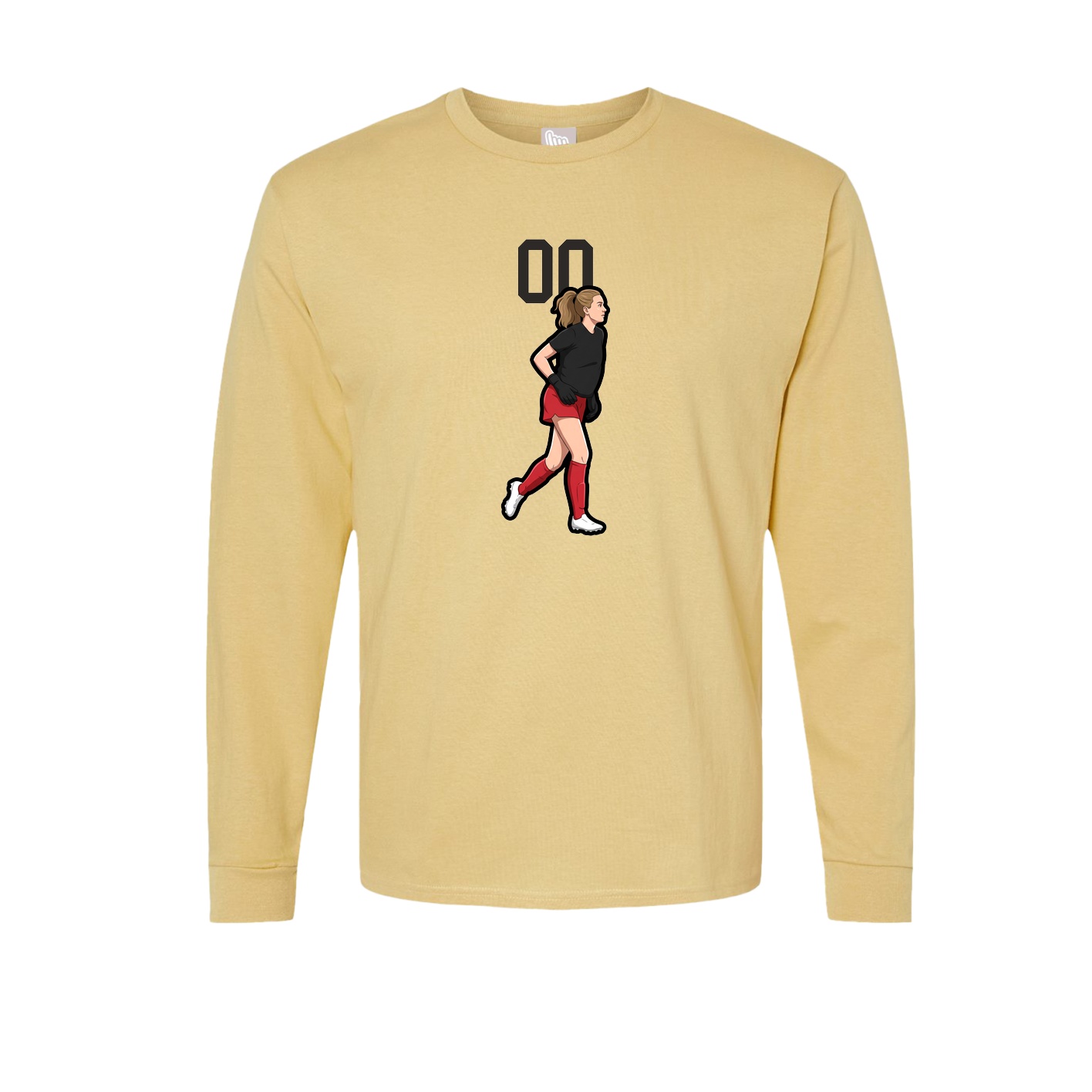 Long Sleeve Tee — Number Top in Vegas Gold