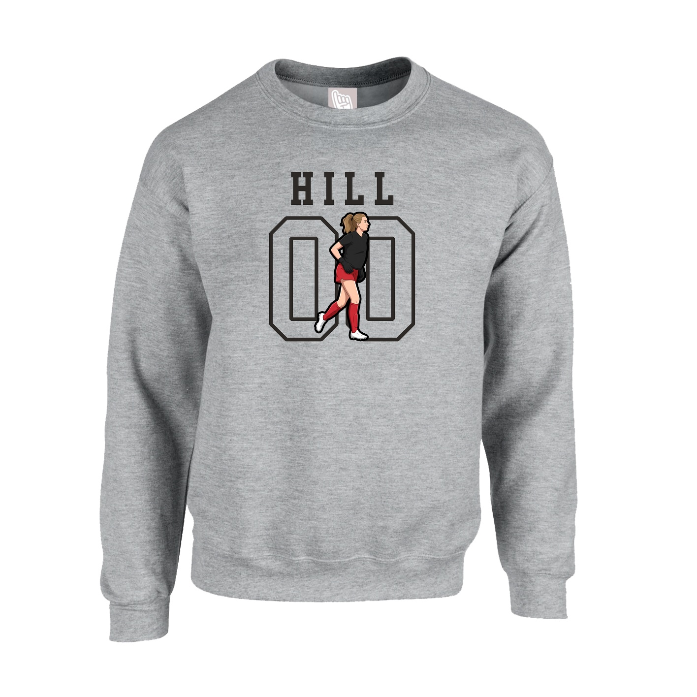 Fleece Crew — Shirsey in Grey