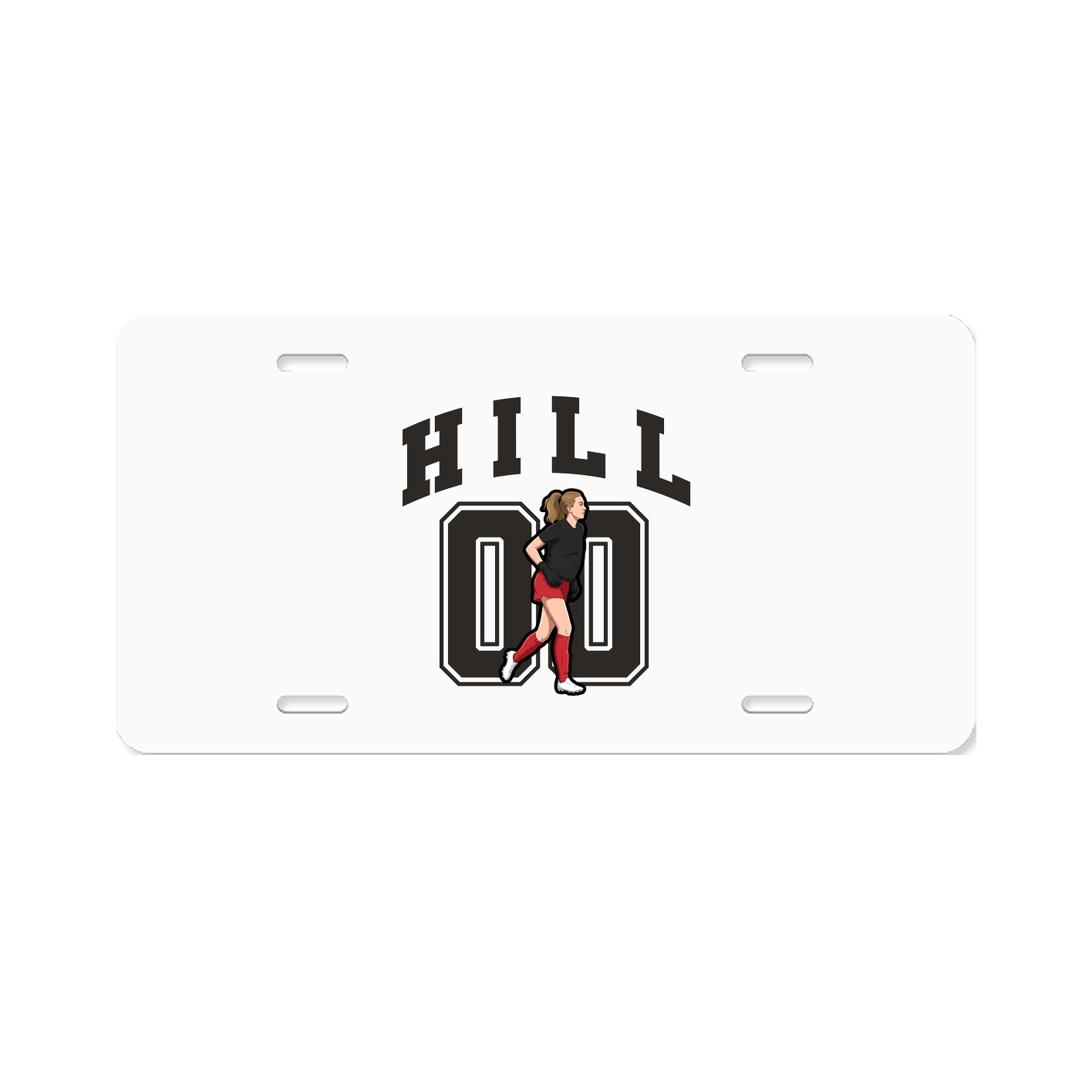 License Plate — Number in Classic