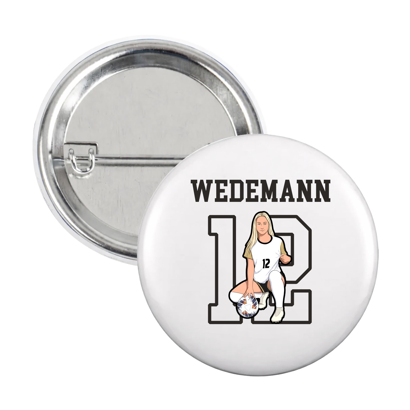 Game Day Button — Shirsey in White