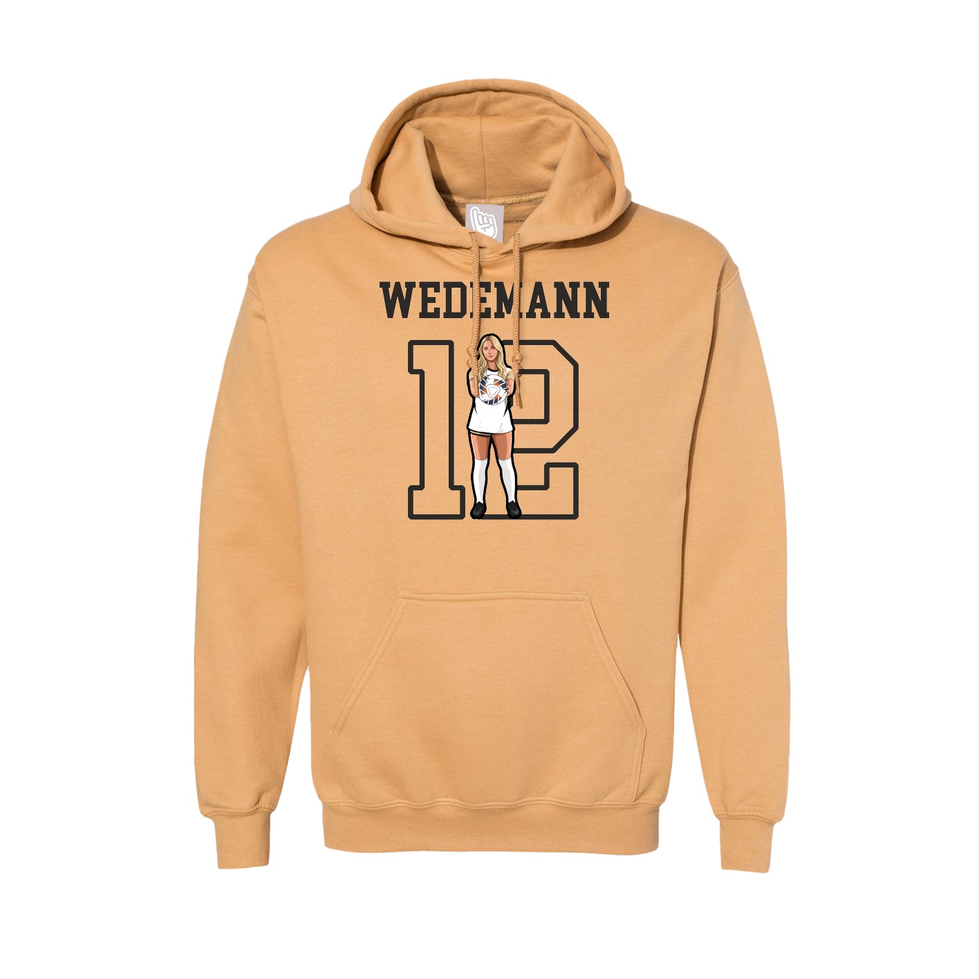 Hoodie — Shirsey in Vegas Gold