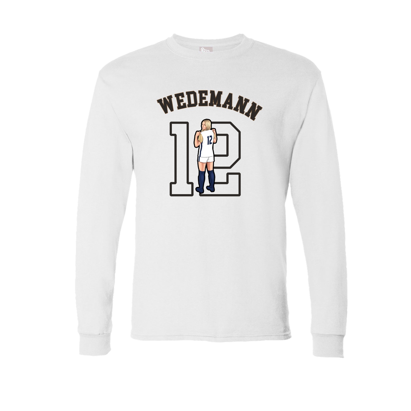 Long Sleeve Tee — Shirsey Arch in White