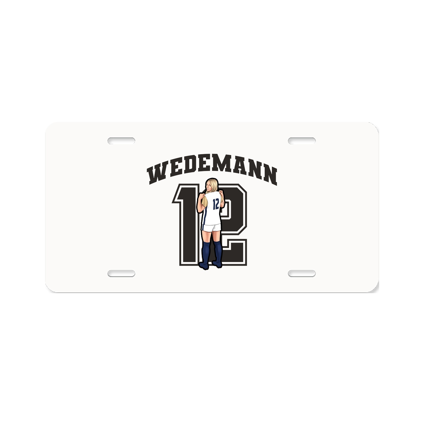 License Plate — Number in Classic