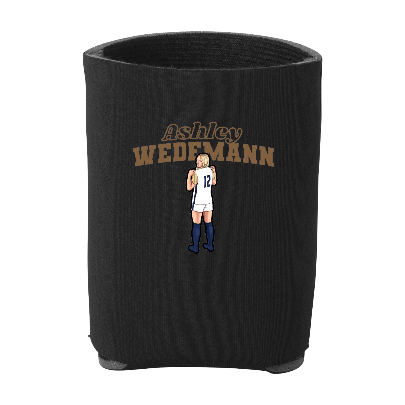 Can Holder — Name Arch in Black