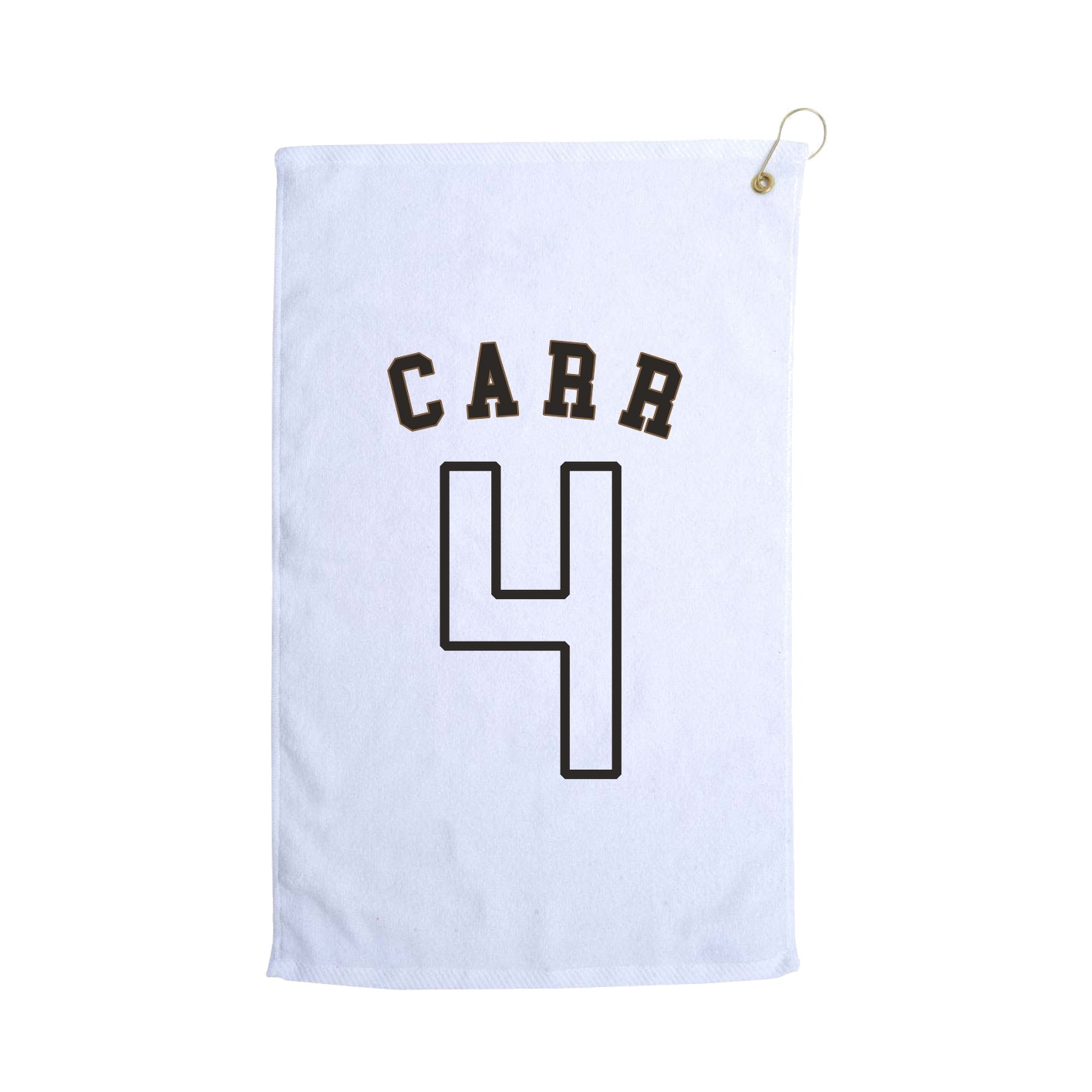 Golf Towel — Shirsey Arch in White