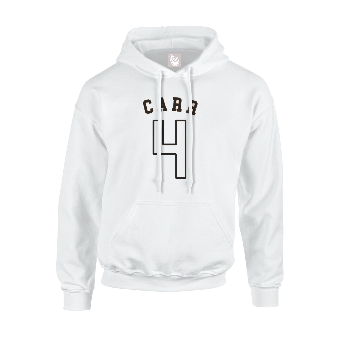 Youth Hoodie — Shirsey Arch in White