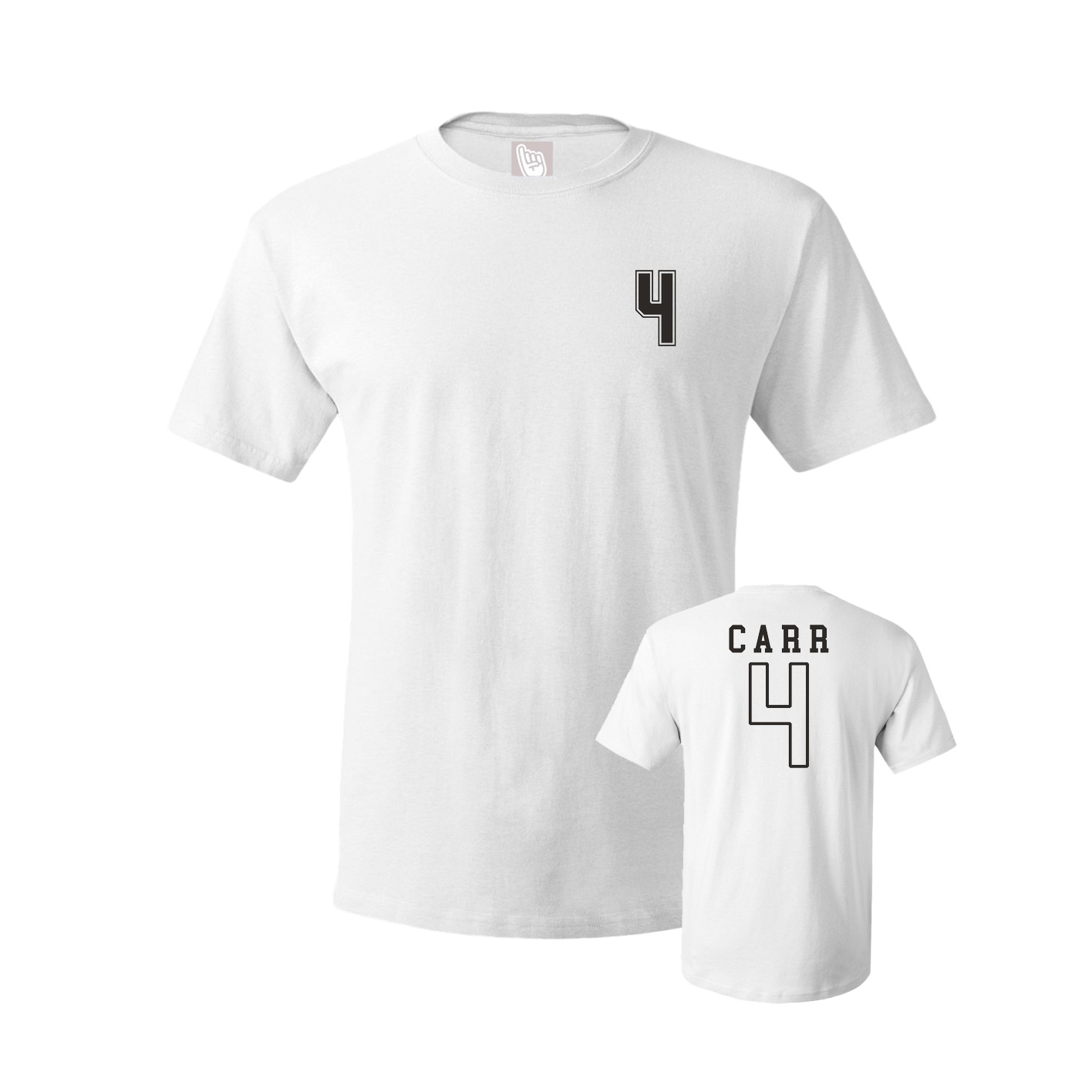Tee — Chest Back in White