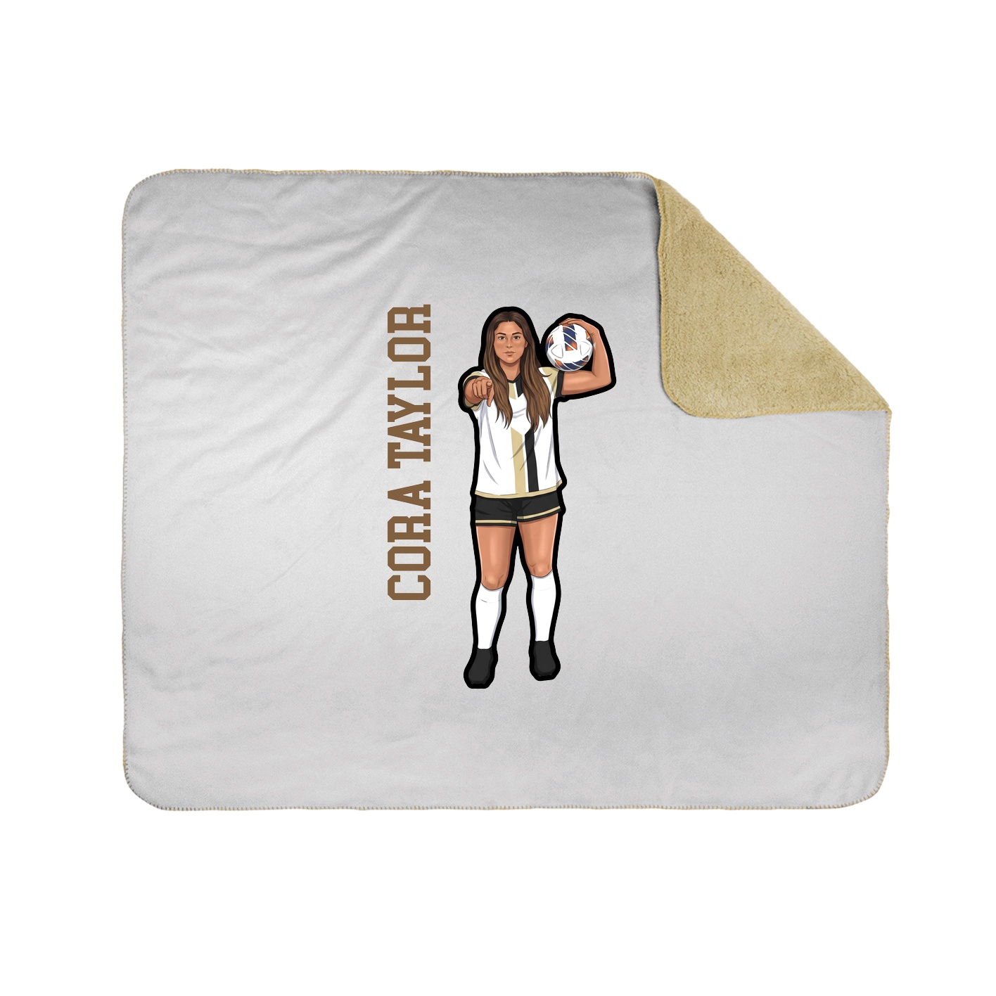 50x60 Sherpa Lined Throw Blanket